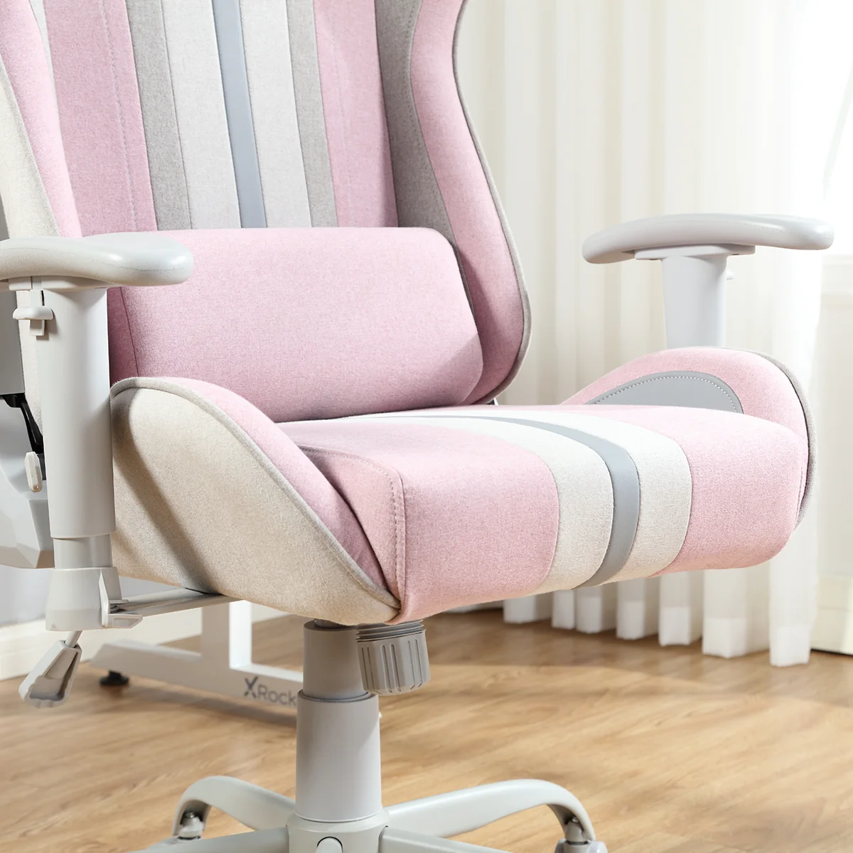X Rocker Mysa PC Gaming Chair with Lumbar Support, Pink - Image 10