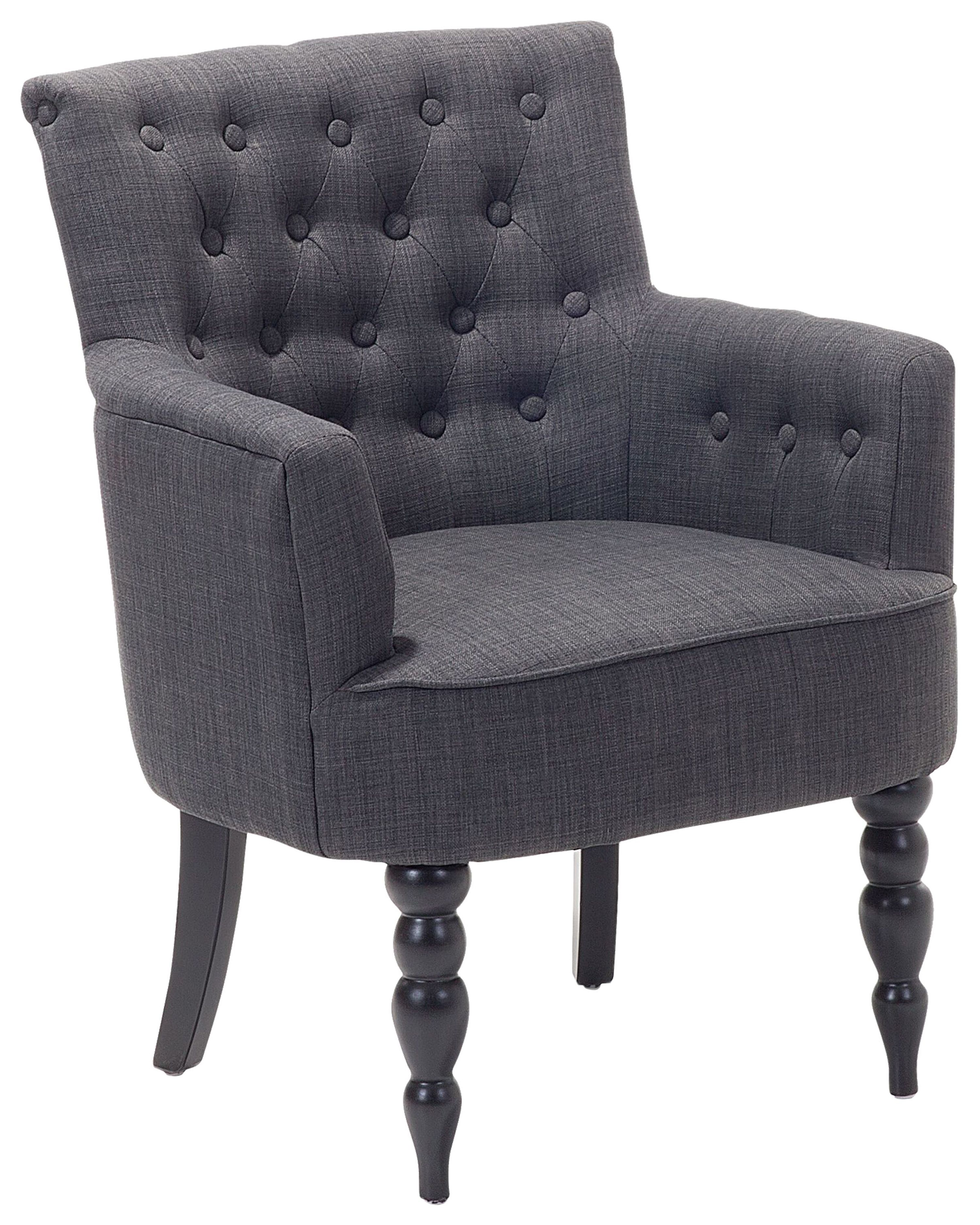 Armchair ALESUND Fabric Dark Grey