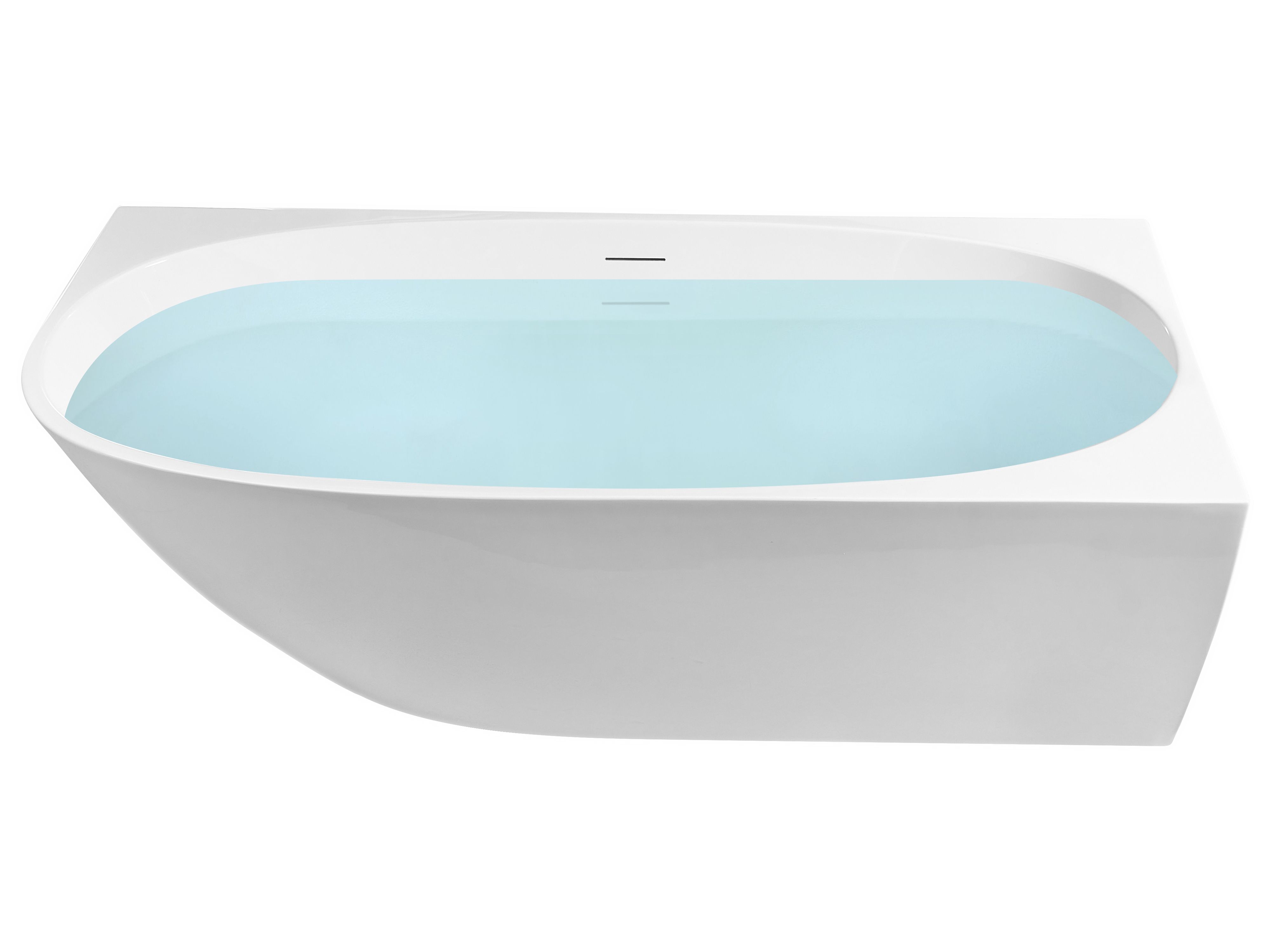 Corner Bath PARNAIBA Left Hand 1700 x 800 mm White