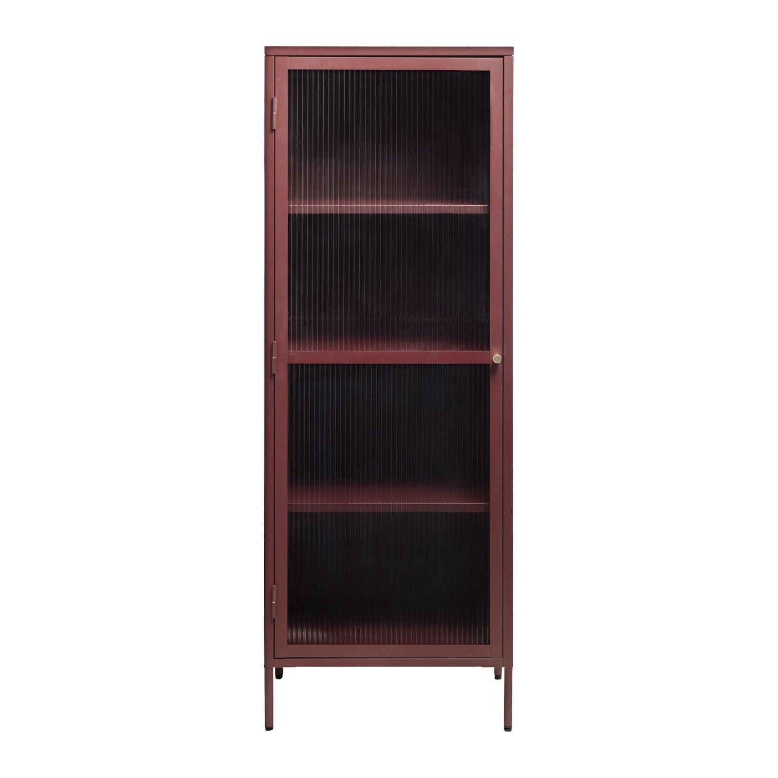 Blokker Opal Vitrinekast - H 160 cm - Bordeaux