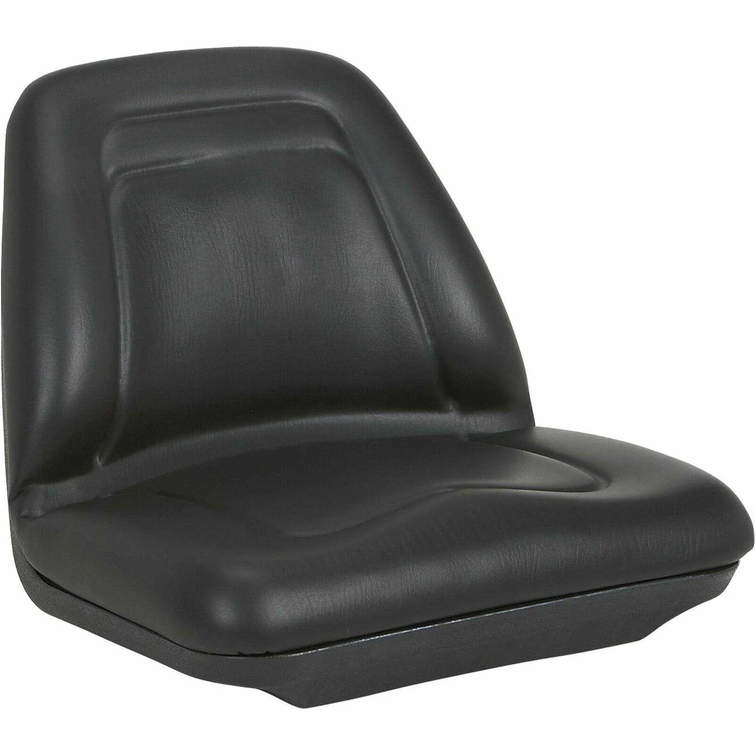 A & I Deluxe Midback Utility Lawn Mower Seat, 18 in Wide x 15.25 in Tall x 19.25 in Deep - TM555BL