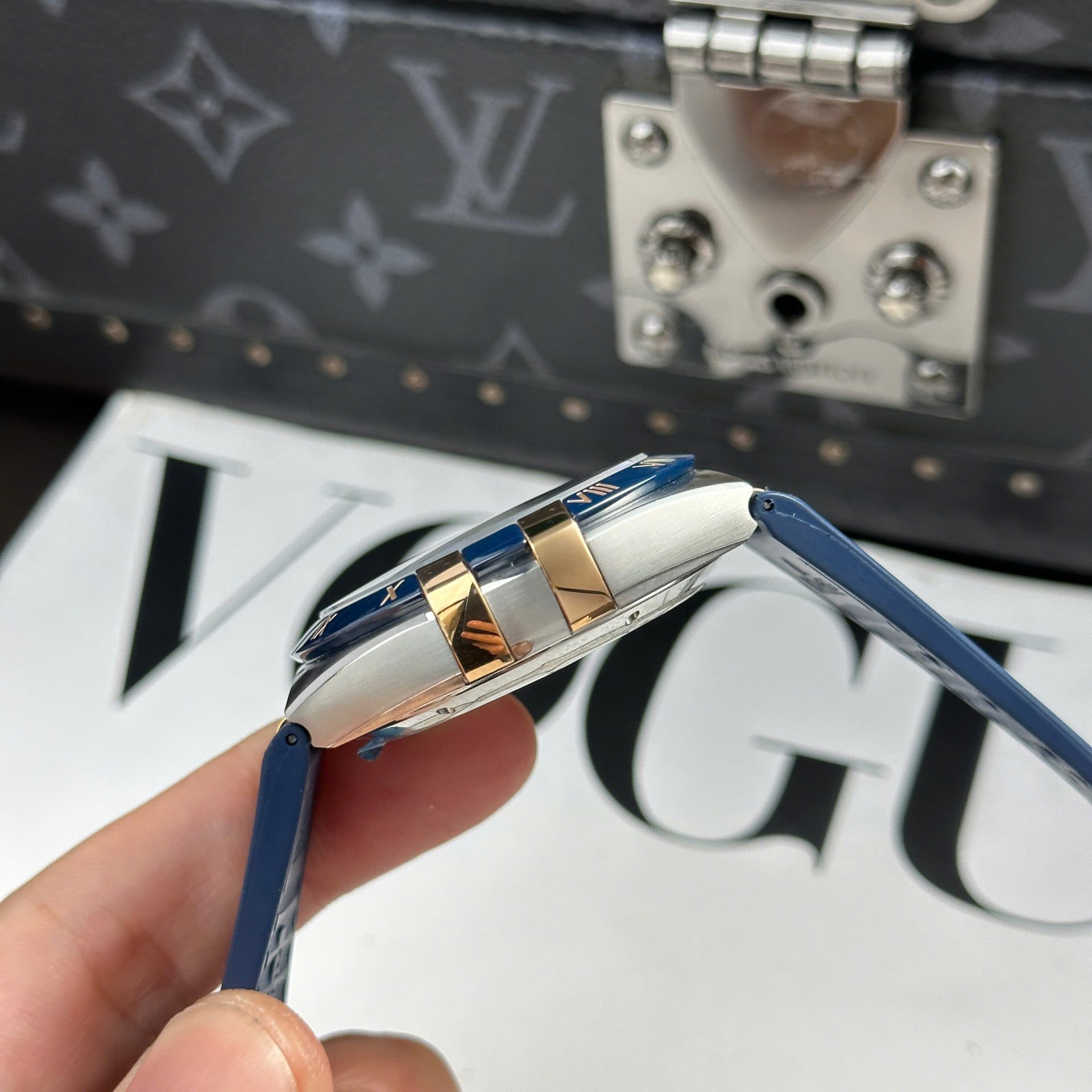 Omega Constellation Best Replica Watch Bezel Ceramic Blue VS Factory 41mm - Top club