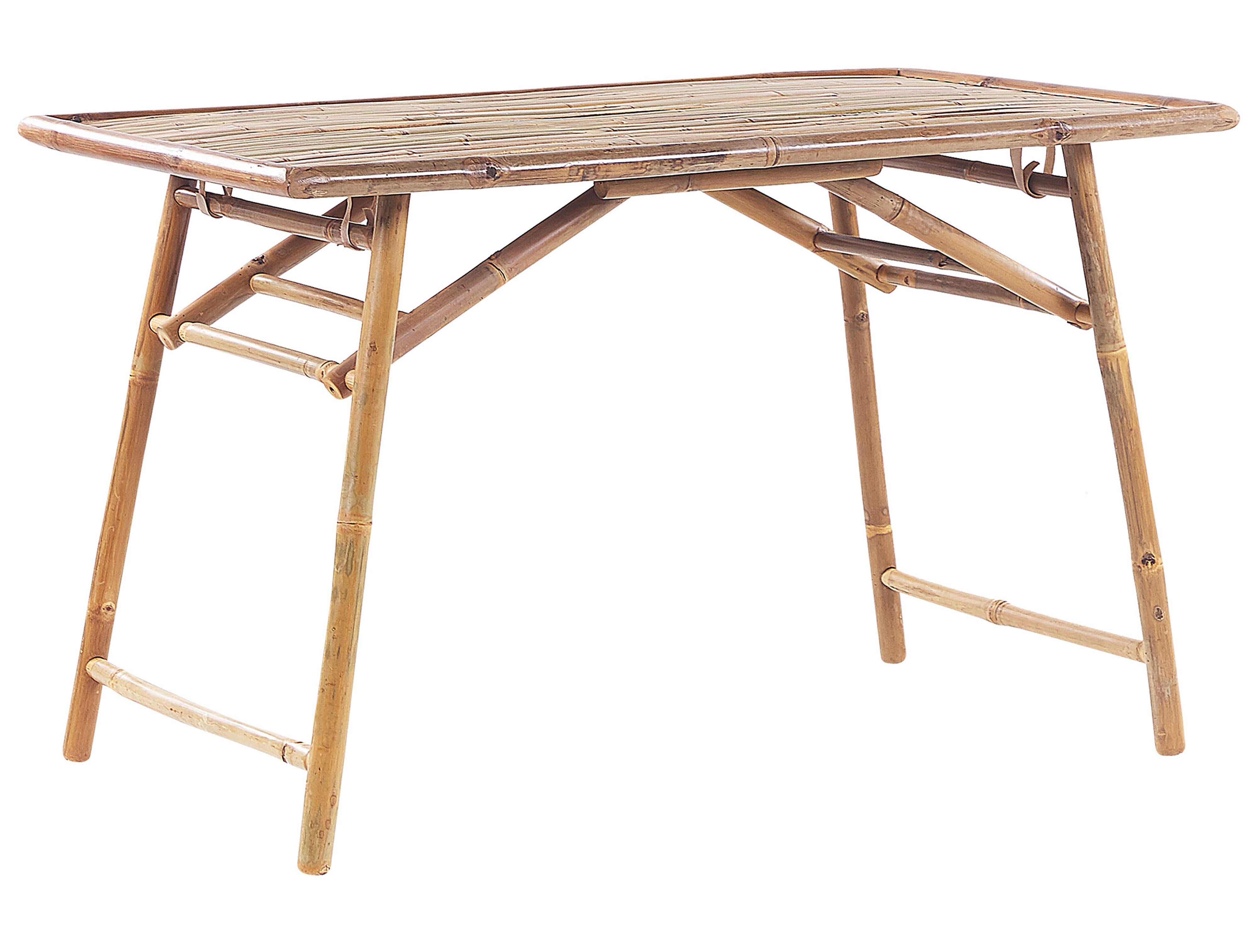 Garden Dining Table MOLISE 120 cm 69 cm Bamboo Light Brown