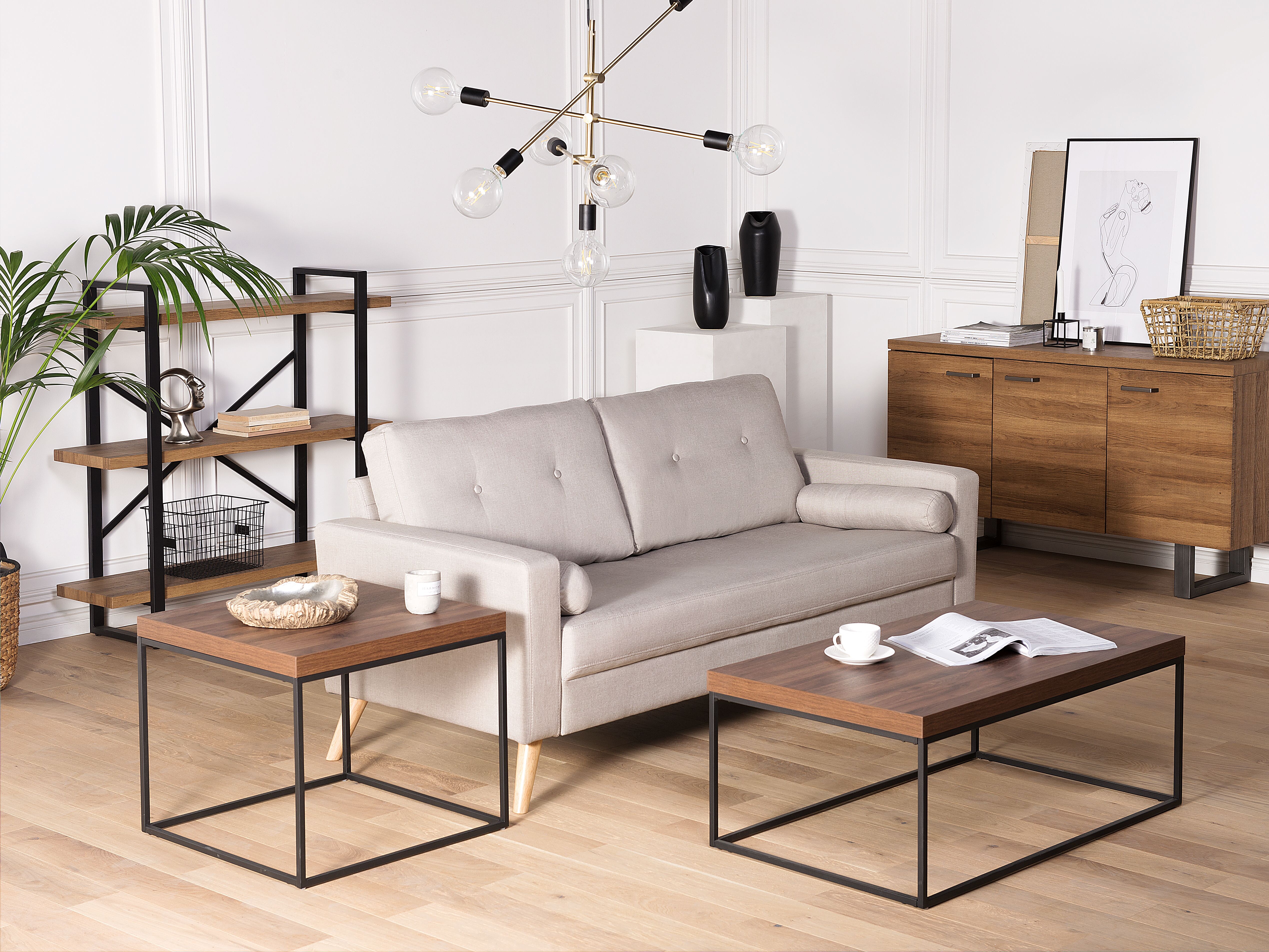 Side Table DELANO Dark Brown