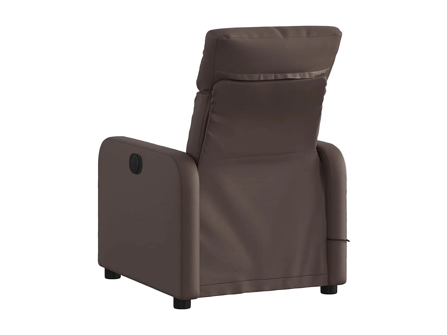 Fauteuil inclinable-Chaise de relax-Fauteuil de Massage Marron Similicuir SHL2856
