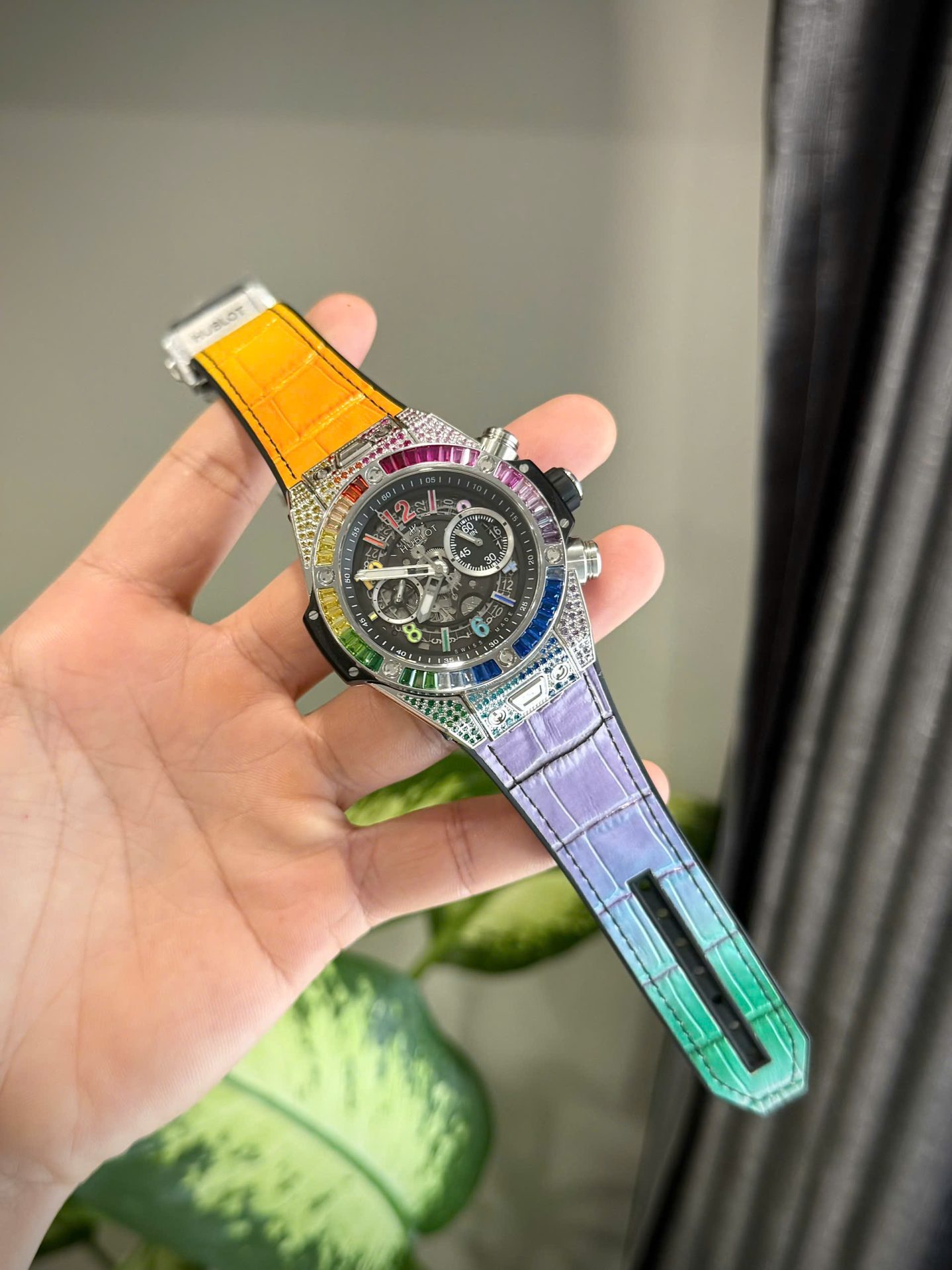 Hublot Big Bang Unico Rainbow Titanium Replica 11 Watch BBF Factory 45mm - Elite Watch Atelier