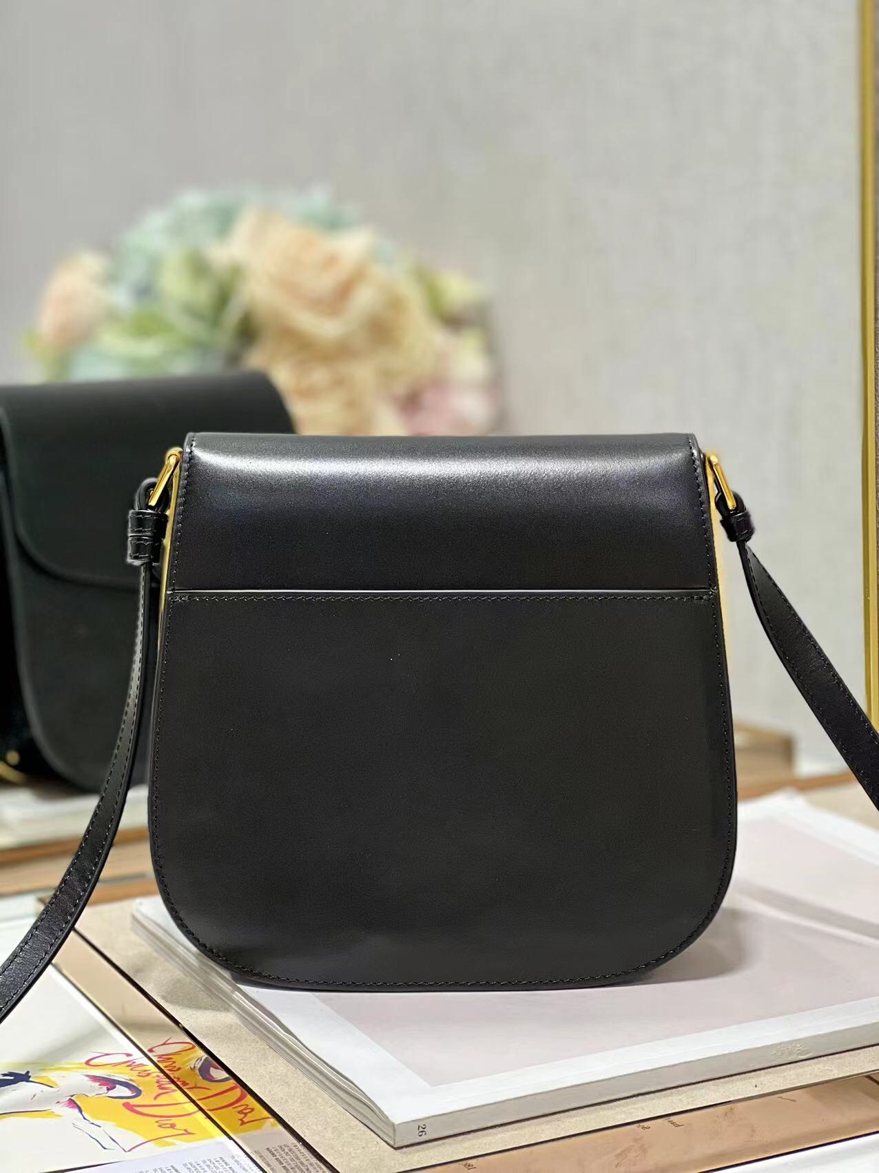 Bobby Frame Bag Black/Brown/White/Greige For Women 8in/20cm M9333UMOF_M9001:1High-quality replica