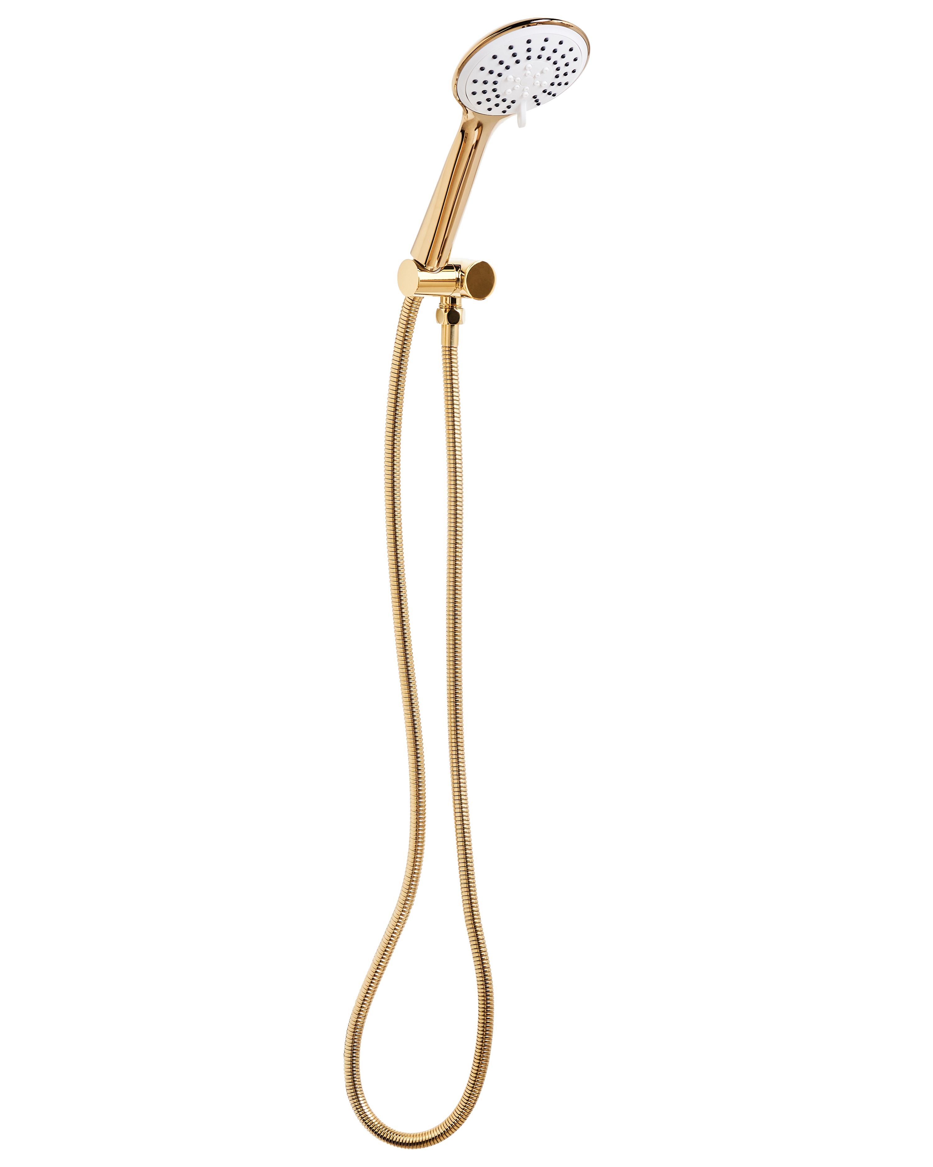 Shower Head and Hose Kit TUMPLE 3-function Gold