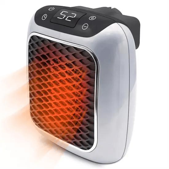 Compacte Draagbare Elektrische Kachel met Timer en Veiligheidsfuncties – Snelle en Energiezuinige Verwarming tot 32,5 m²