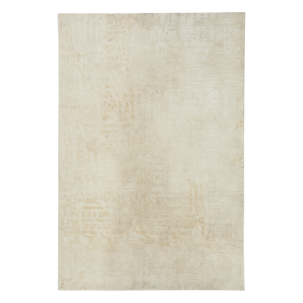 Rug "Row" Recycled material, Warm White, 100x150 cm