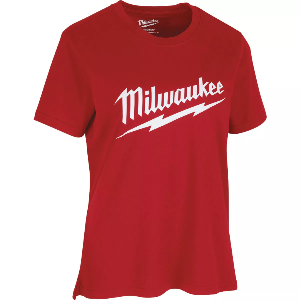 Milwaukee GridIron Women's Small Red Short Sleeve Pocket T-Shirt
