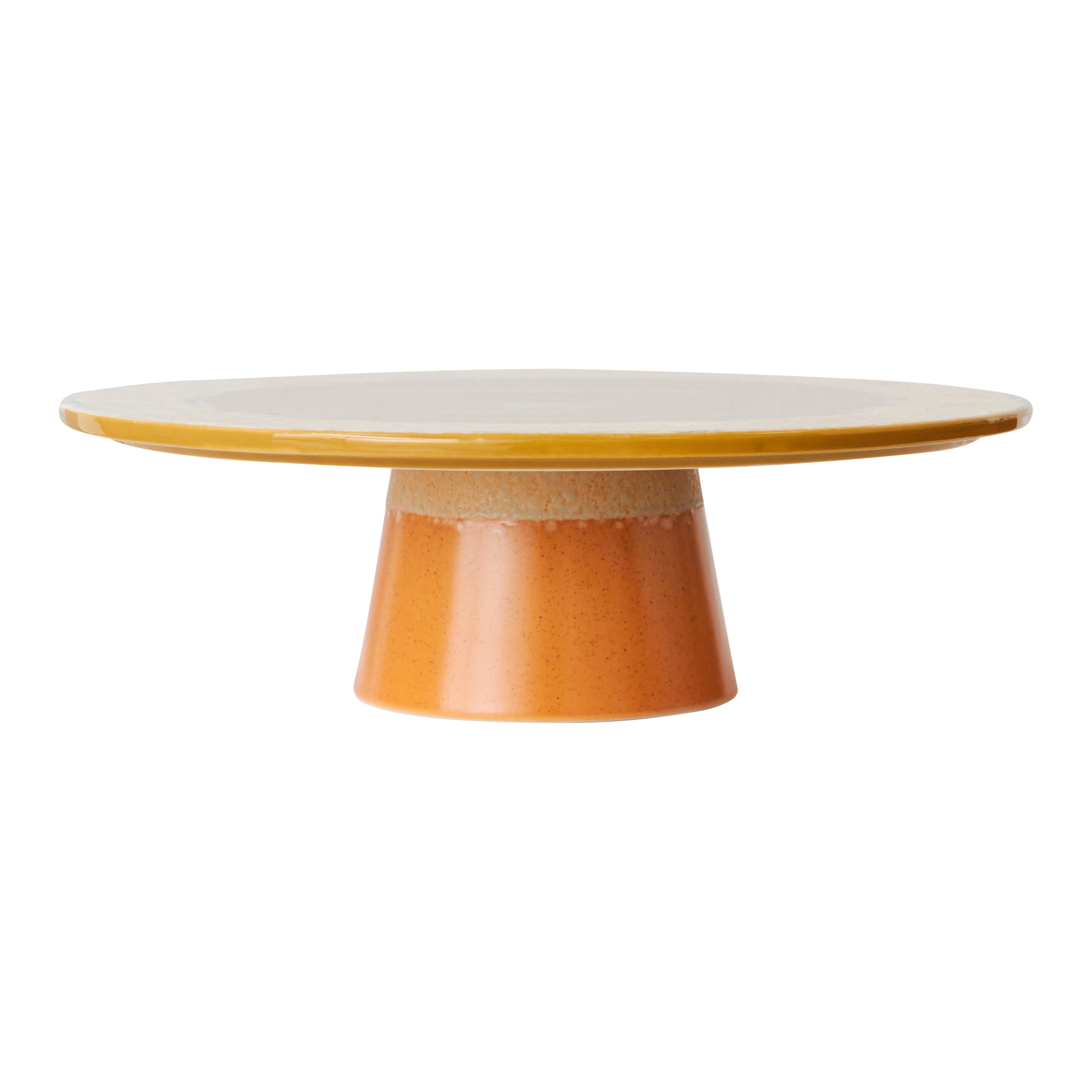 HKliving 70's Taartplateau Ø 33 cm - Papaya