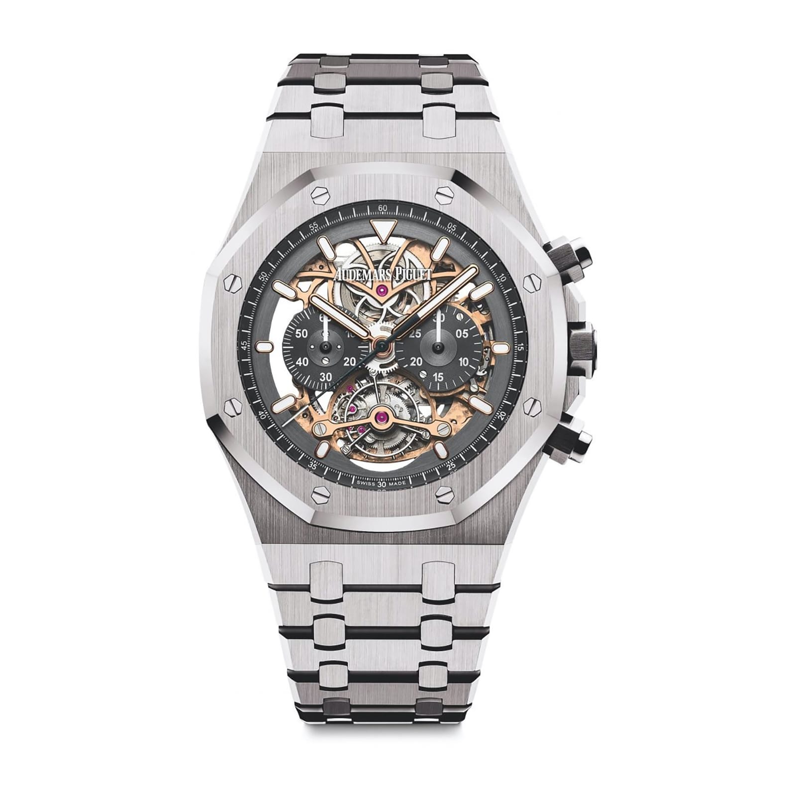 Audemars Piguet Replica Watch Royal Oak Tourbillon Chronograph Openworked(1:1 replica) - Elite Watch Atelier