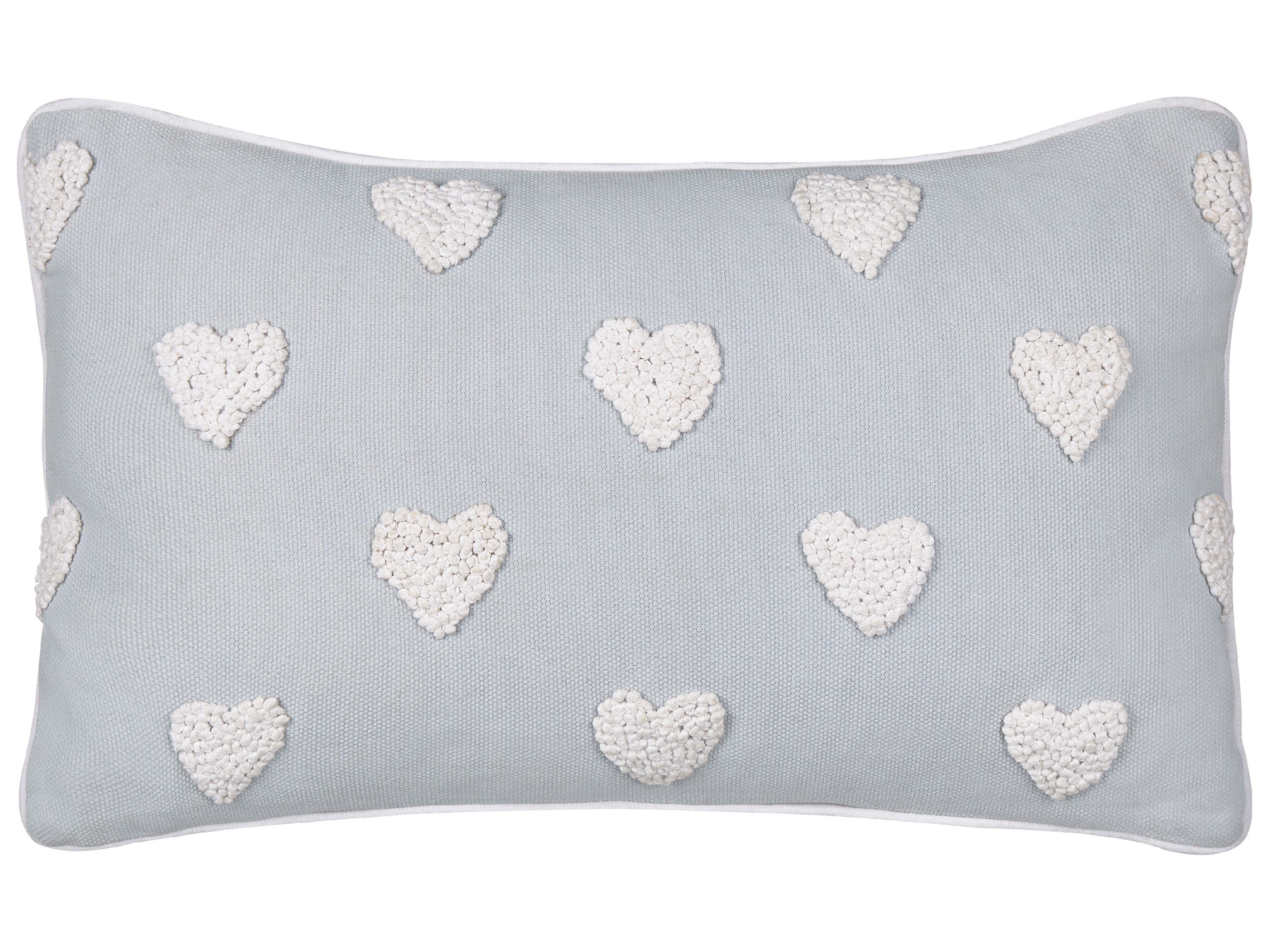Throw Cushion GAZANIA Cotton 30 x 50 cm Light Grey