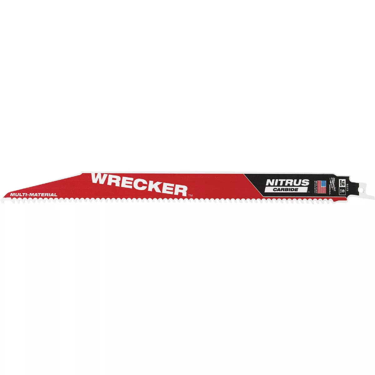 Milwaukee SAWZALL The WRECKER 12 In. 6 TPI Multi-Material Demolition Reciprocating Saw Blade with Nitrus Carbide Teeth
