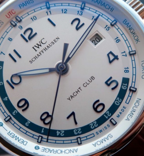 Replica IWC Portuguese Automatic Yacht Club White Dial Blue Hand - Elite Watch Atelier