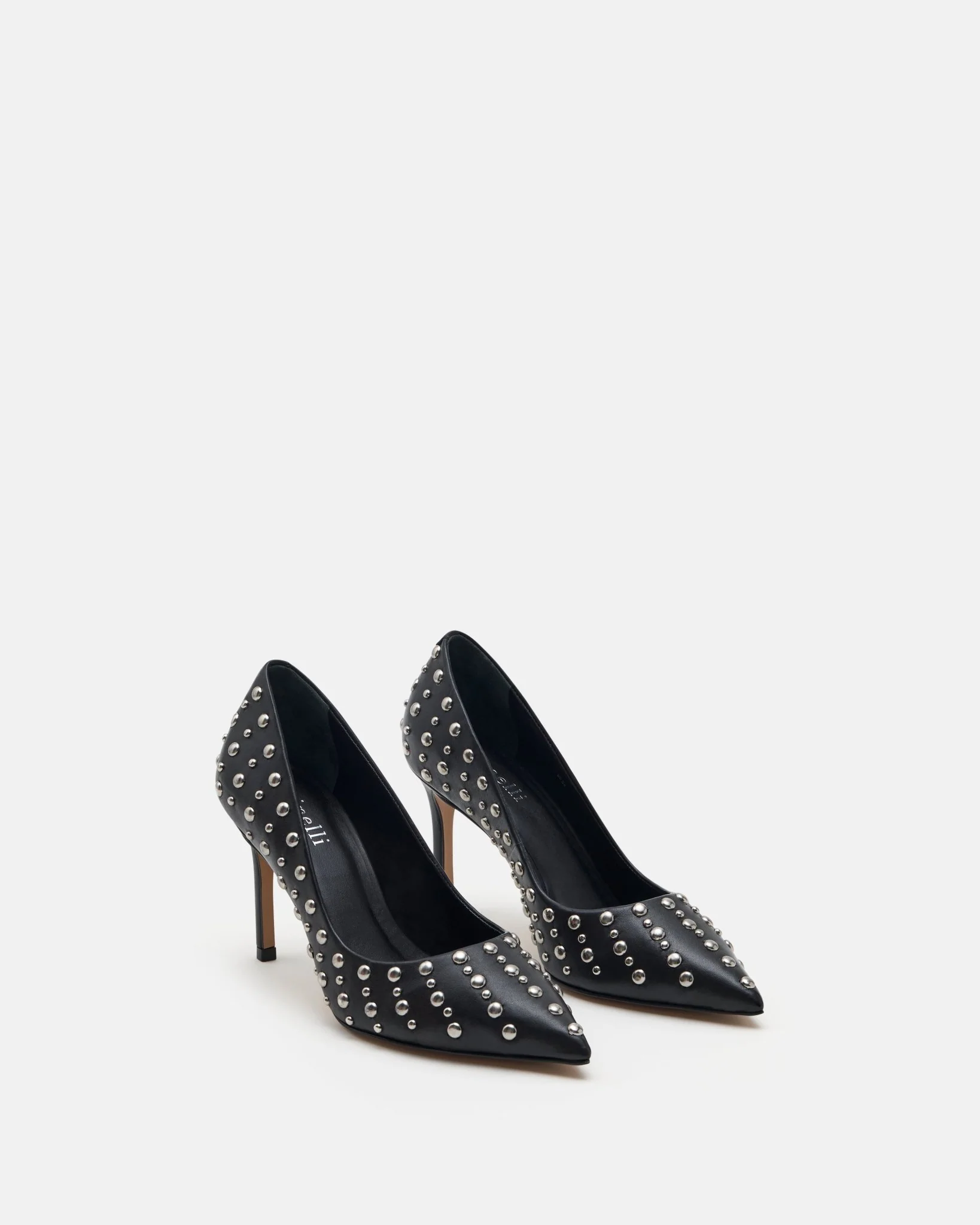 ESCARPINS KISS - En cuir cloutés noir