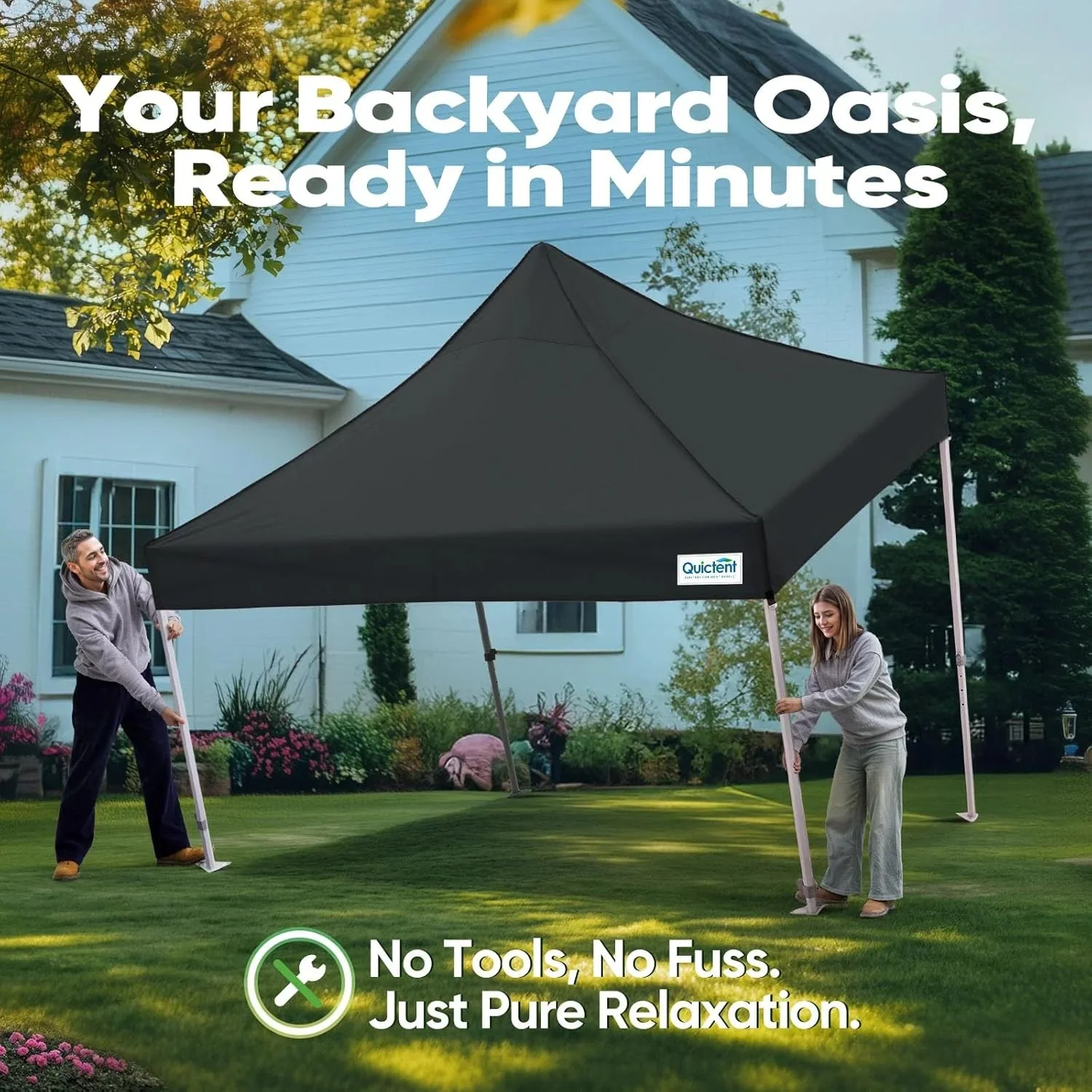Quictent 10 x 10 ft Pop-Up Canopy Tent With Reflective Top, Fluorescent Rope And Vented Top - Image 21 Quictent 10 x 10 ft Pop-Up Canopy Tent With Reflective Top, Fluorescent Rope And Vented Top - Image 21
