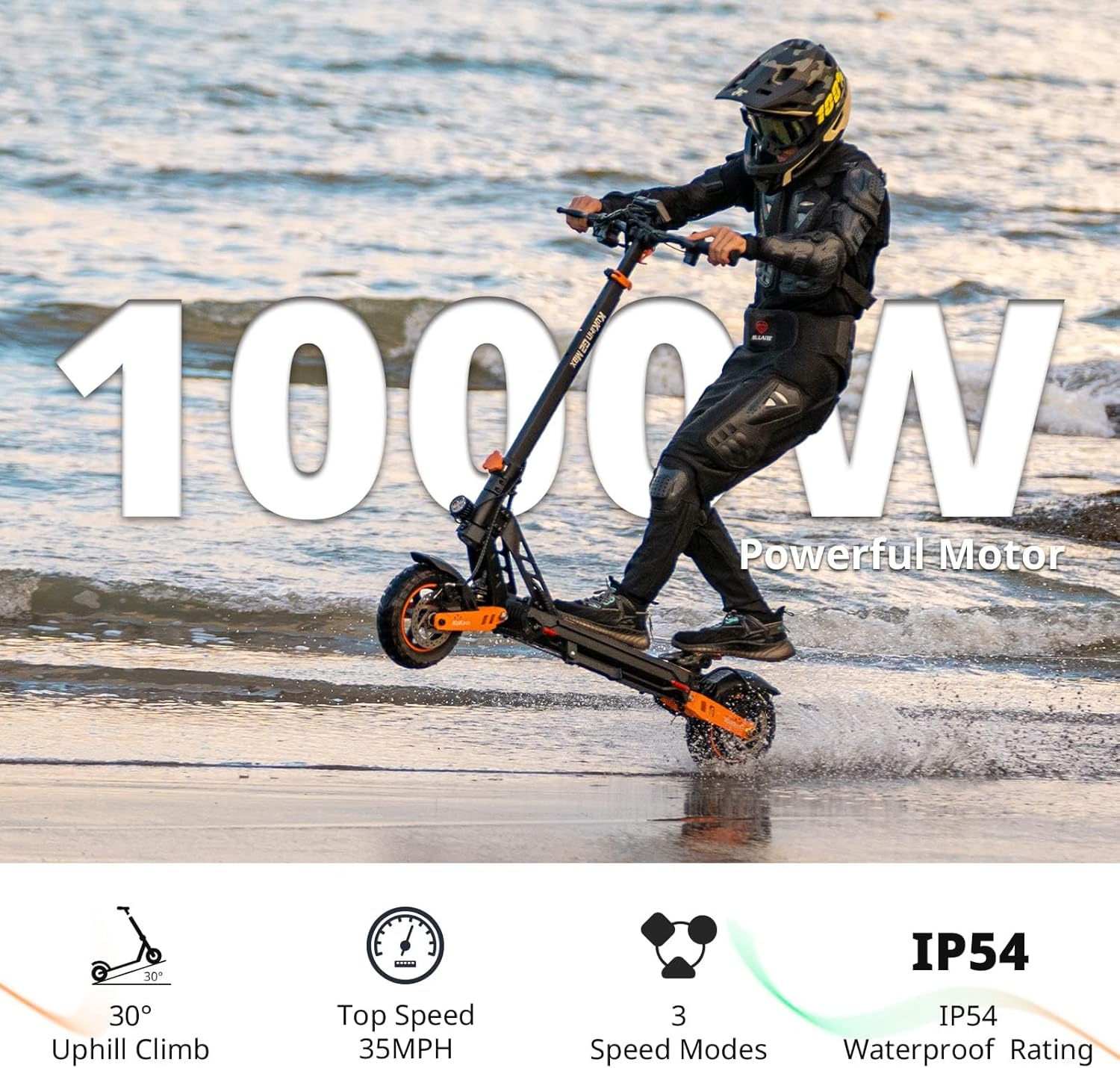 KUKIRIN G2 Max/G2 Master Electric Scooter with Seat, Powerful 1000W Motor, 35 MPH Max Speed, 50 Miles Range, 48V/20Ah Large Capacity Battery, Dual Brake Folding Fast e Scooter for Adult