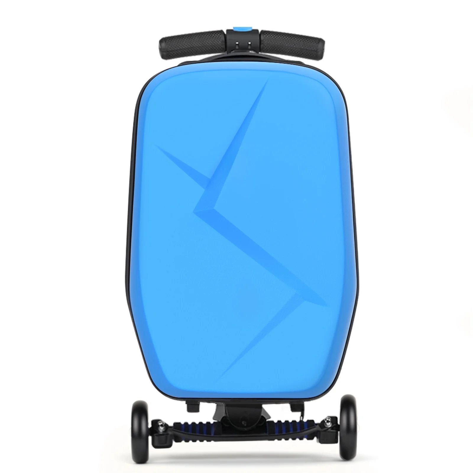 Advwin Scooter Luggage for Kids & Adults, Hardside Ride on Suitcase for Kids Ages 4-15 Multifunctional Lightweight Foldable Carry on Luggage with Wheels Ride on for Children Teenagers, Pink - Image 58