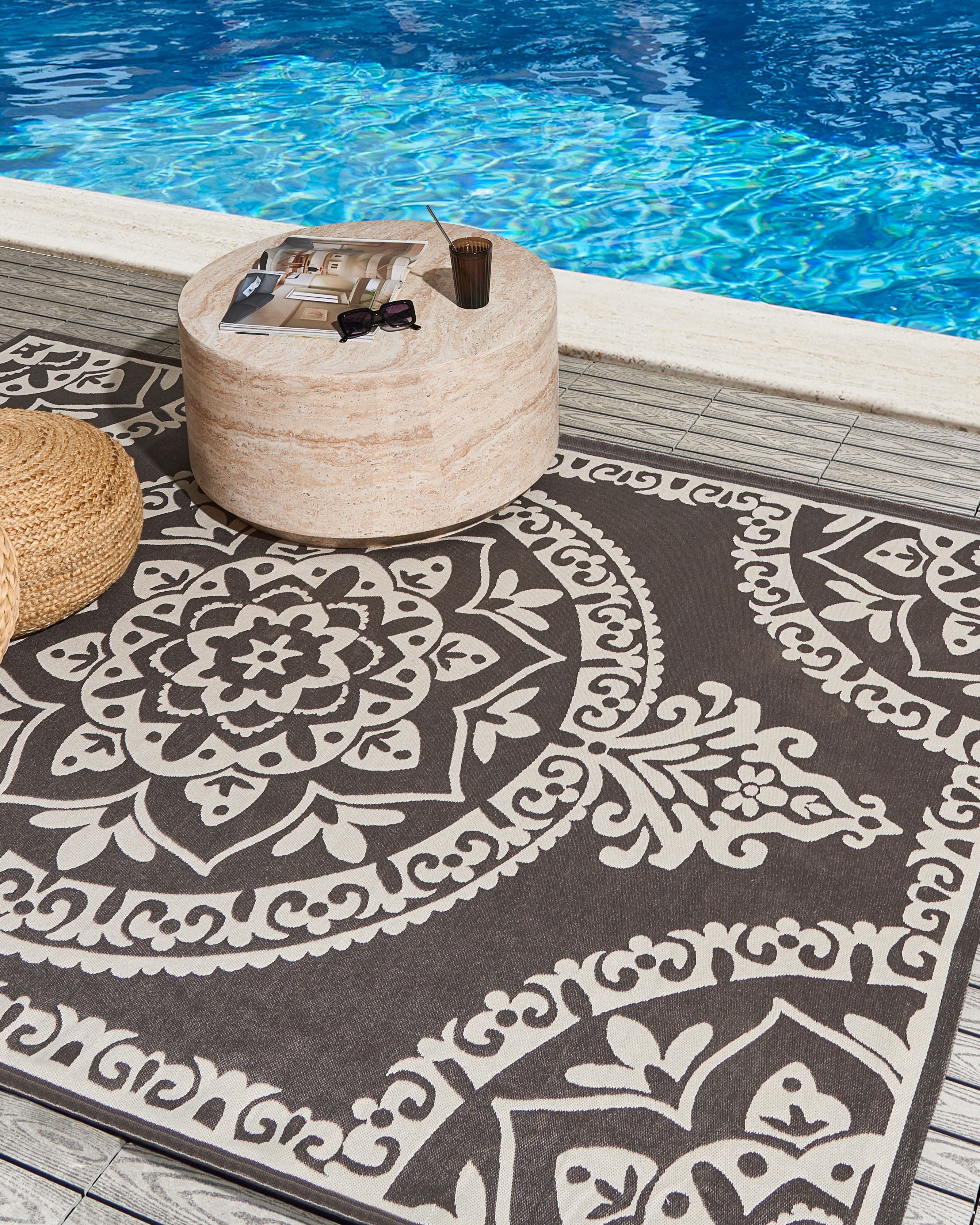 Outdoor Rug KOHIMA Grey 160 x 230 cm