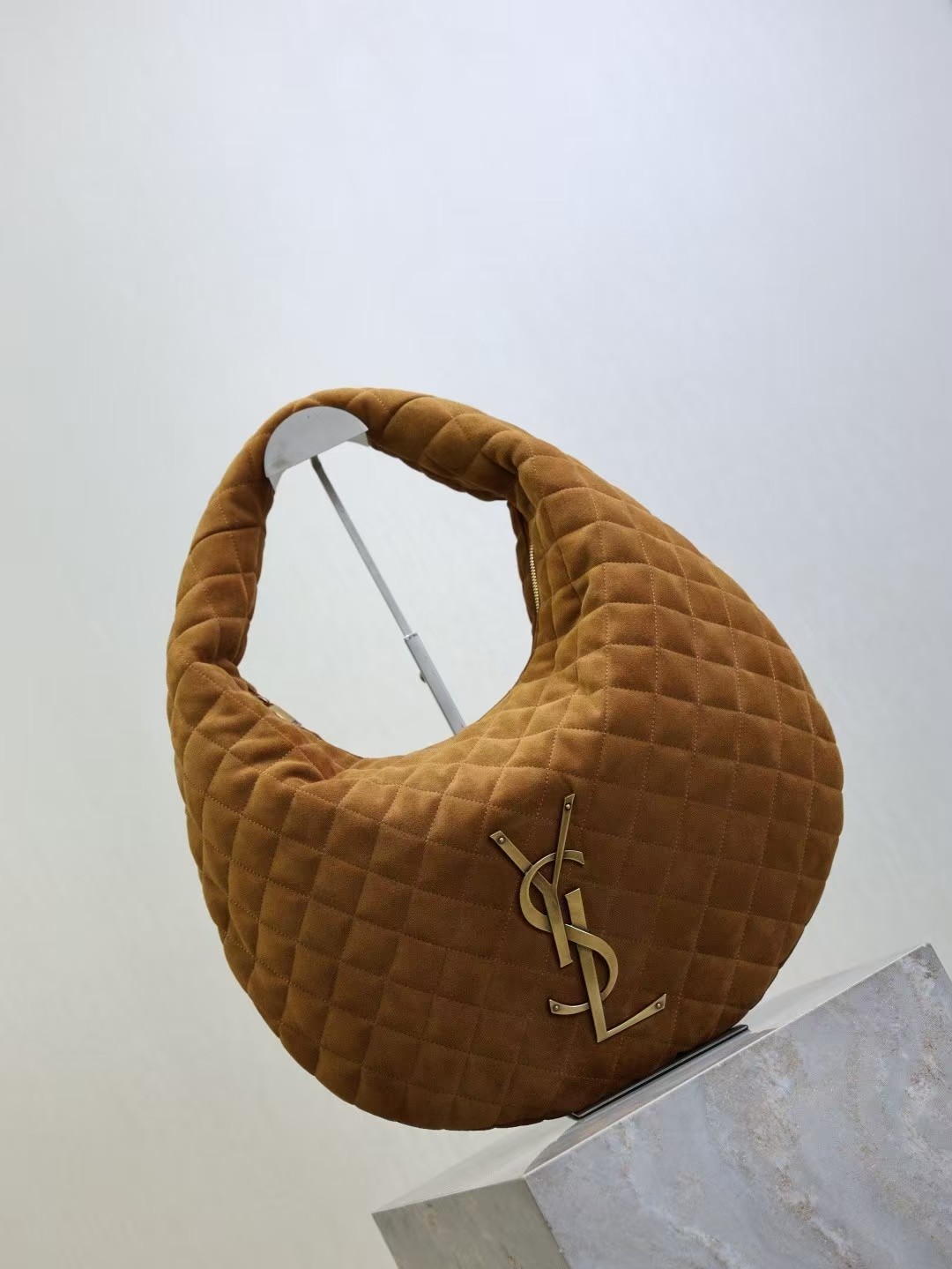 Saint Laurent ICARINO Quilted Suede HandBag1:1High-quality replica