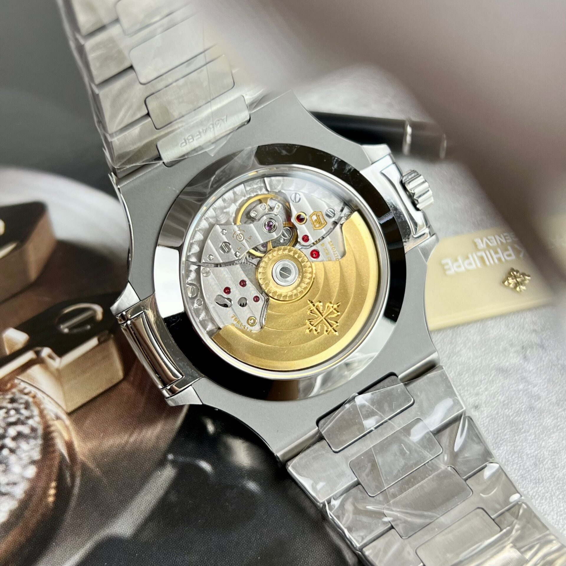 Patek Philippe Nautilus 5726 Replica 11 Watch Blue Purple Dial PPF V2 40.5mm - Top club