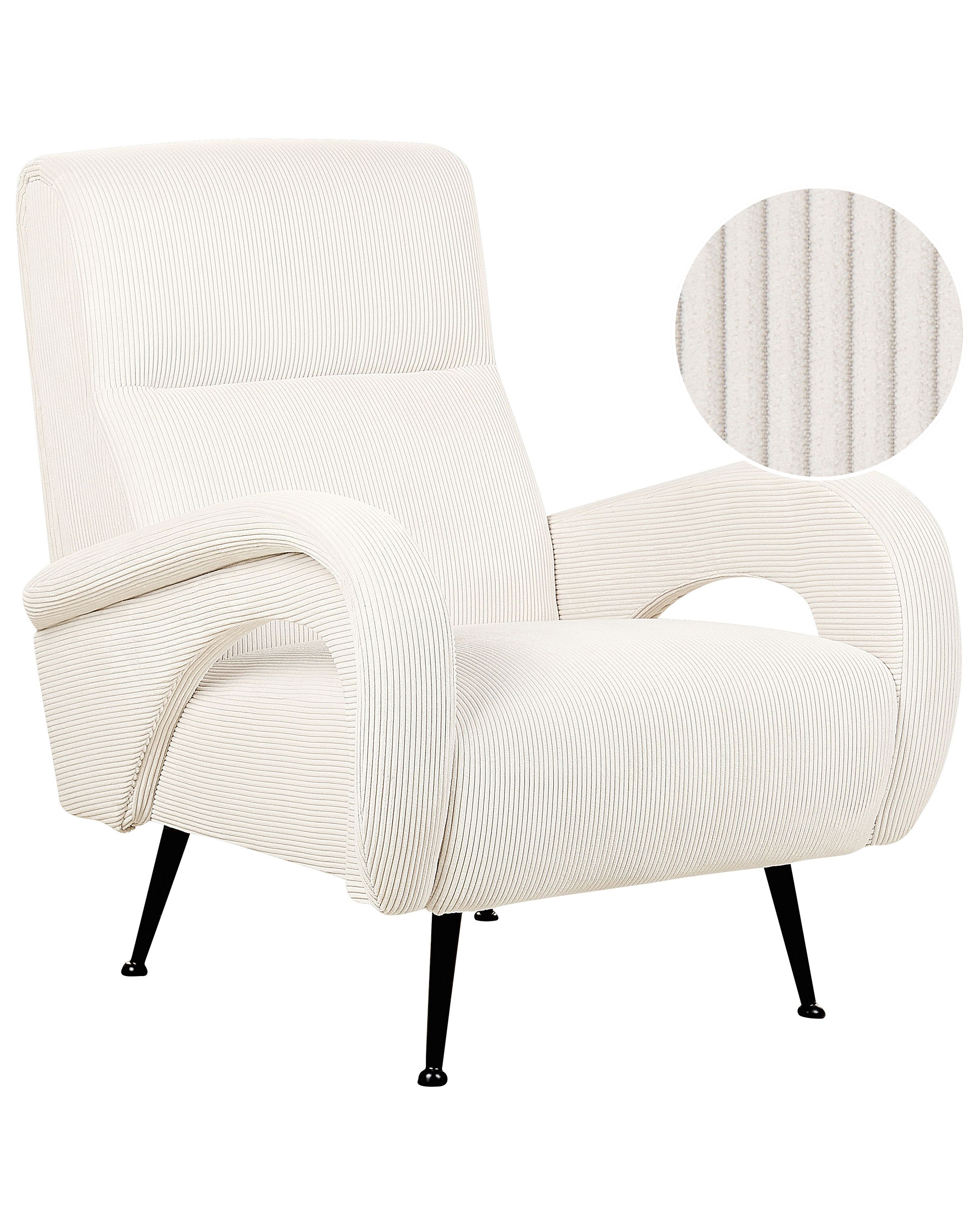 Armchair SVALOV Corduroy Off-White