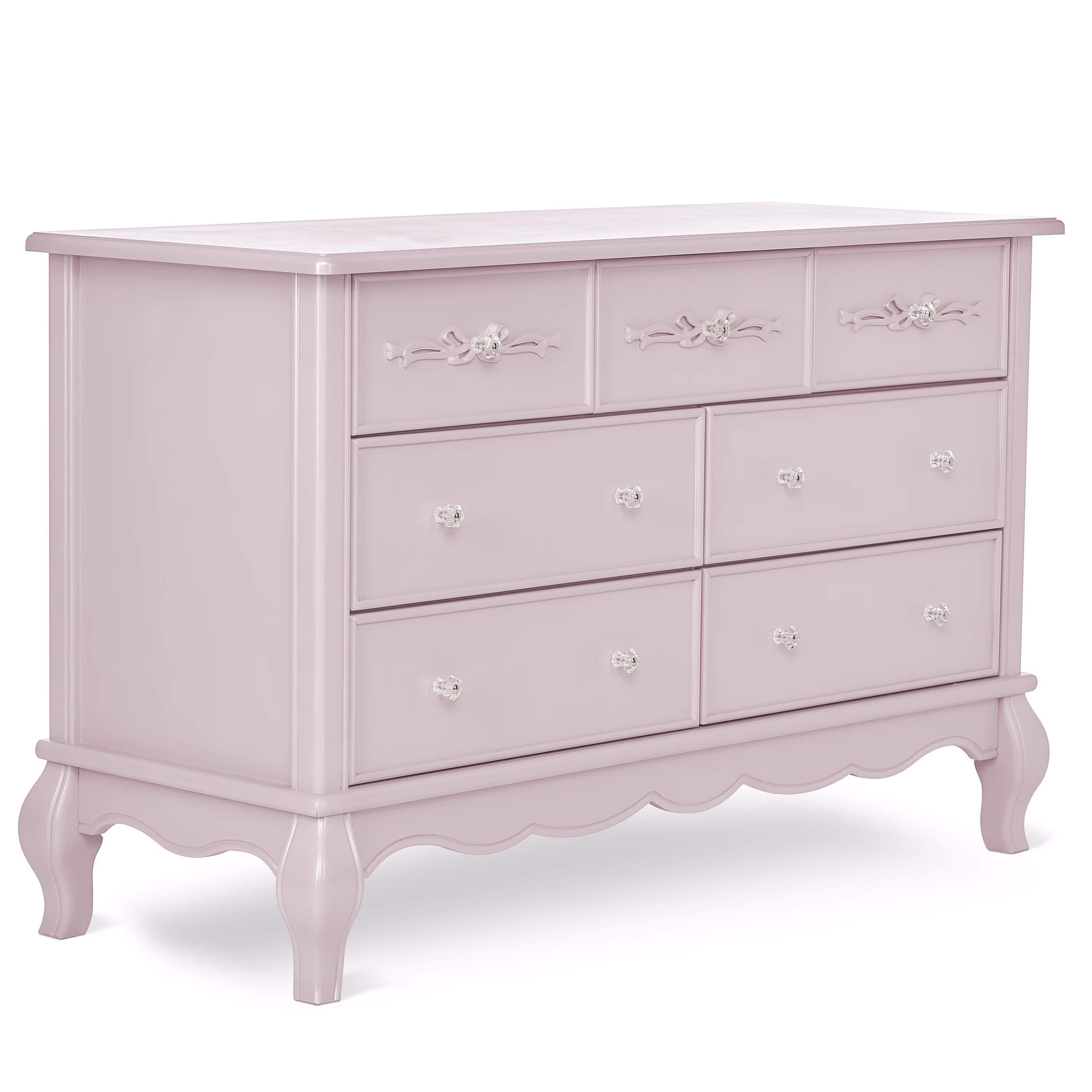 Evolur Aurora 7-Drawer Double Dresser in Ivory Lace, Spacious Drawers - Image 7
