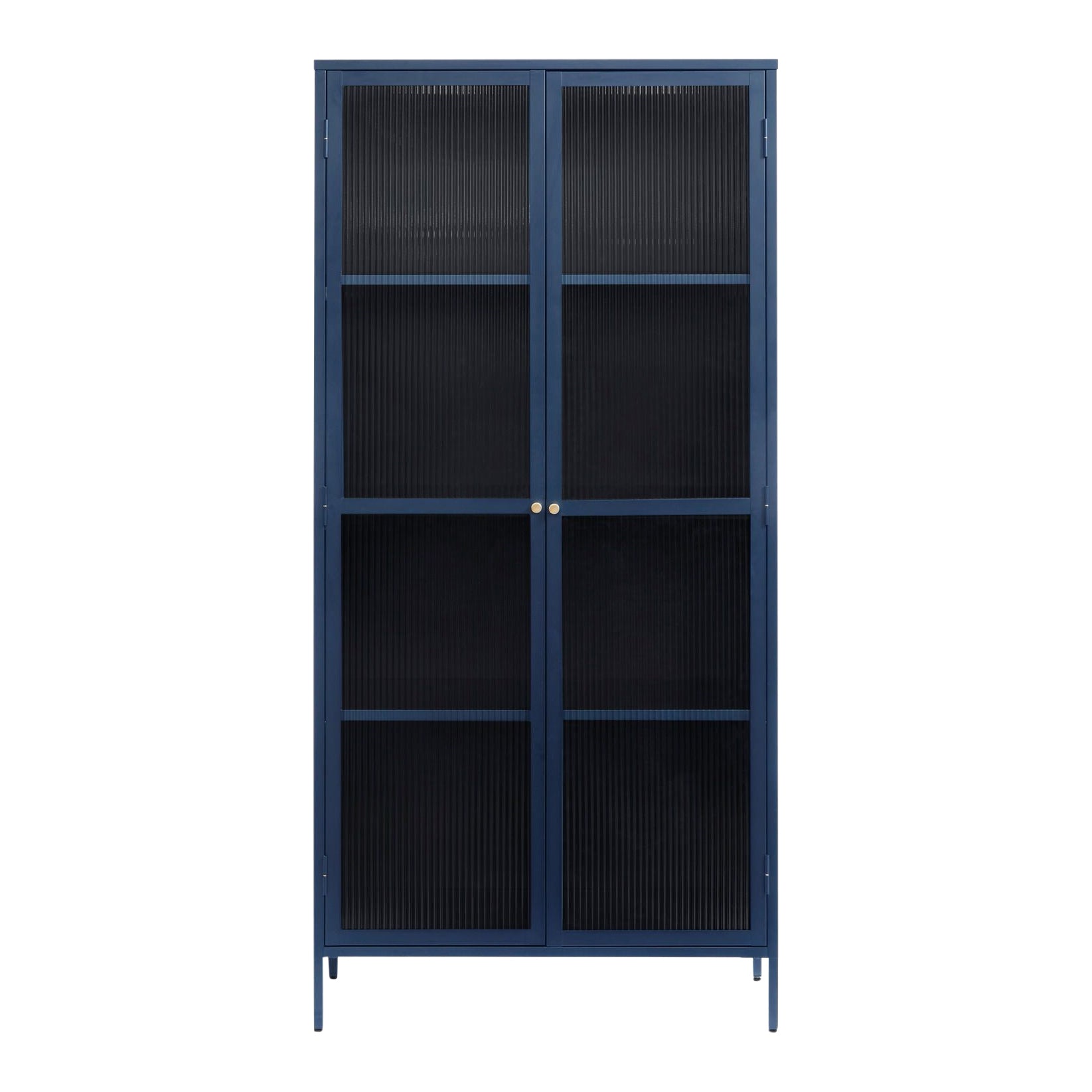Blokker Opal Vitrinekast - H 190 cm - Navy