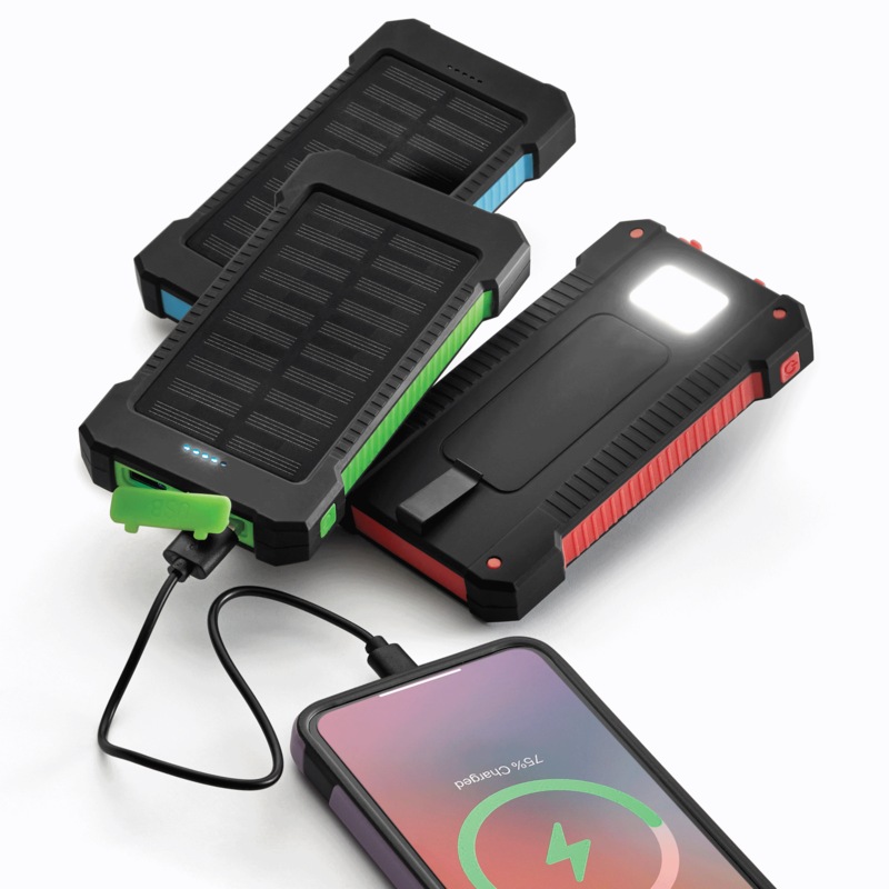 10,000mAh Solar Power Bank - MIDNIGHT VELVET CATALOG