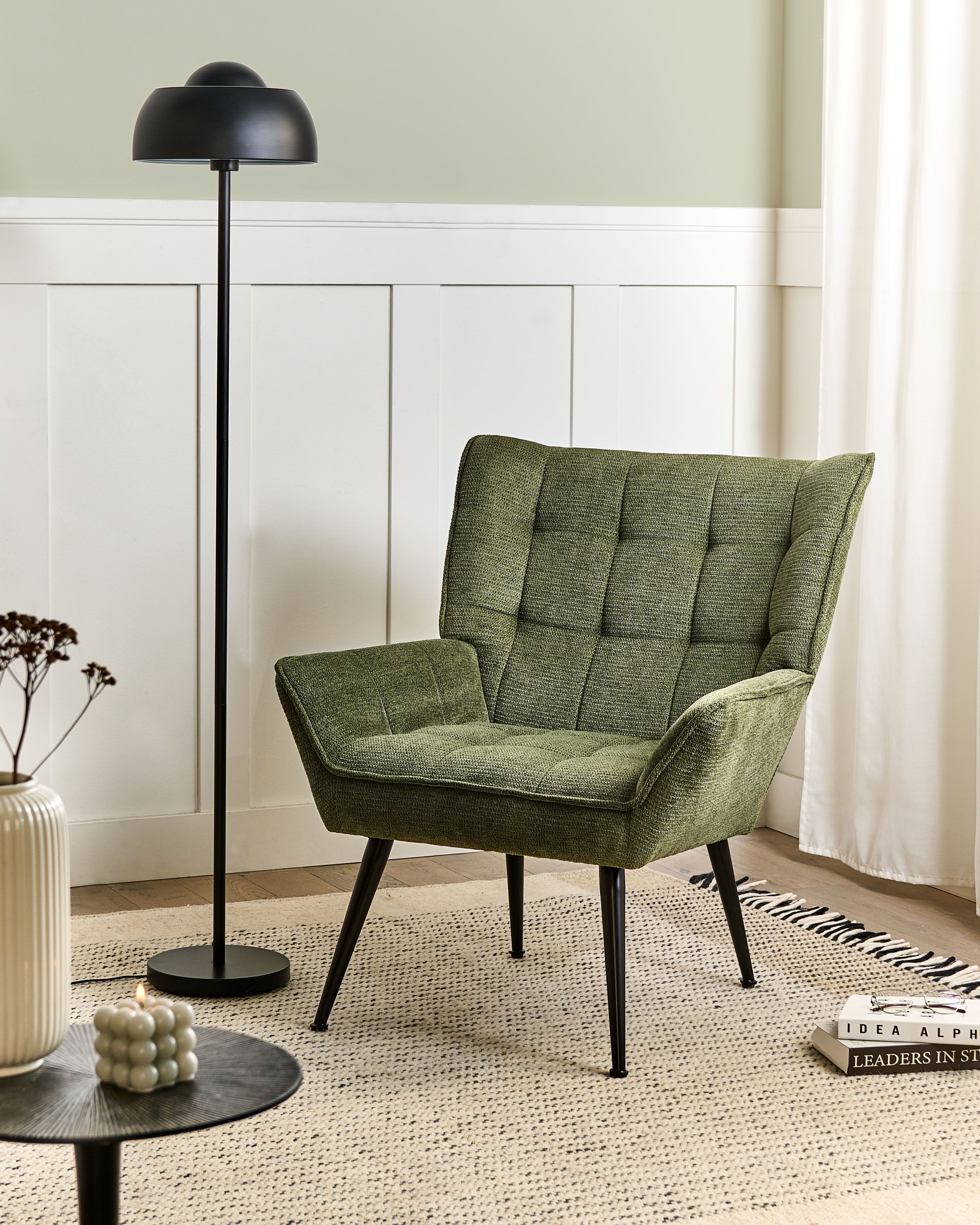 Armchair BELLINGMO Fabric Green