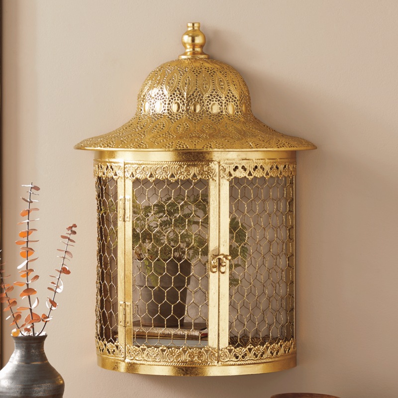 Metal Moroccan Wall Cabinet - MIDNIGHT VELVET CATALOG