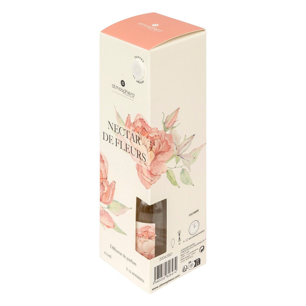 "Oudy" fragrance diffuser Peony, 100ml