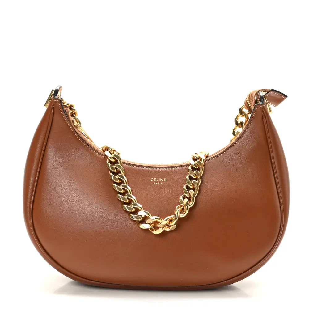 Superfake Celine Tan Leather Ava Shoulder Bag Replica