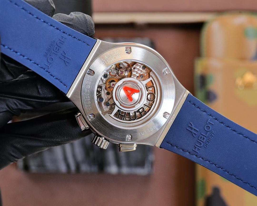 Hublot Classic Fusion Chronograph Titanium Blue Dial 45mm(1:1 replica) - Top club