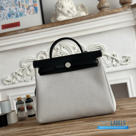 Hermès Herbag Zip 31 Bag | 31x25x10 cm | Luxury Canvas & Leather Shoulder Bag for Women | Spacious Everyday Hermès Tote1:1High-quality replica