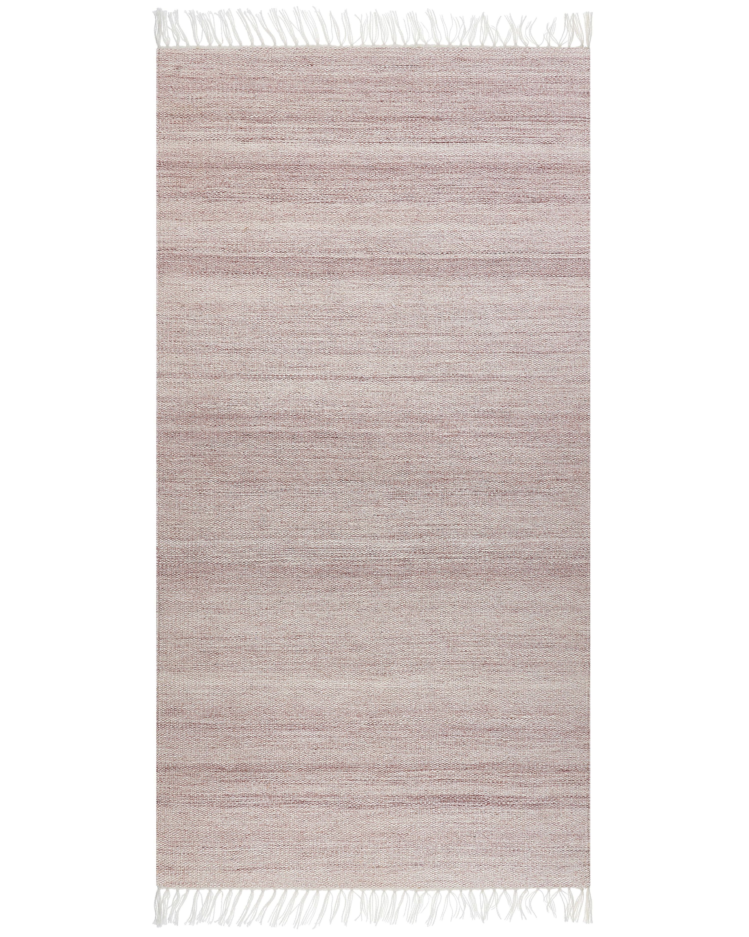 Rug MALHIA Light Red 80 x 150 cm