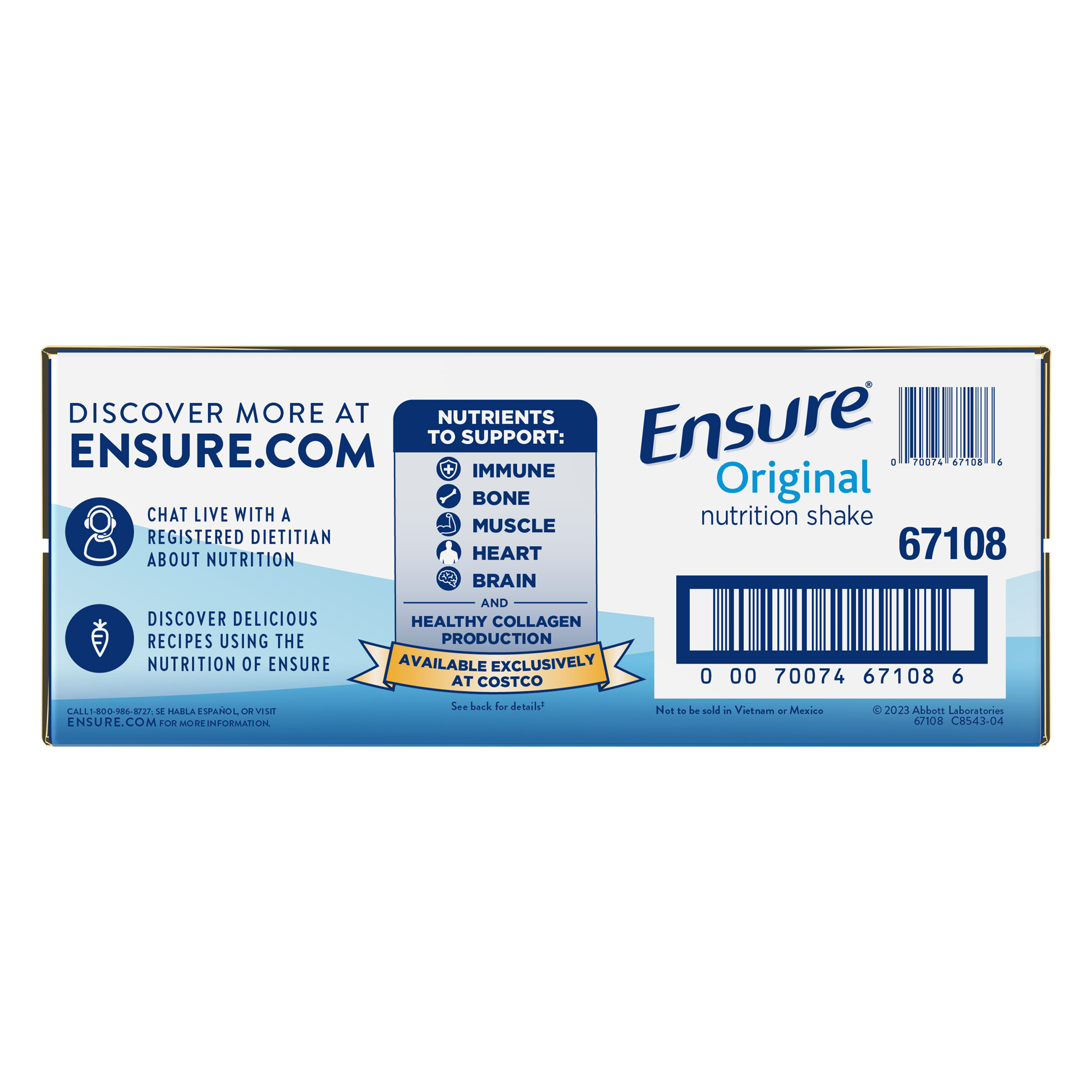 Ensure Original Nutrition Shake, 8 fl. oz, 30-pack, Vanilla - Image 5