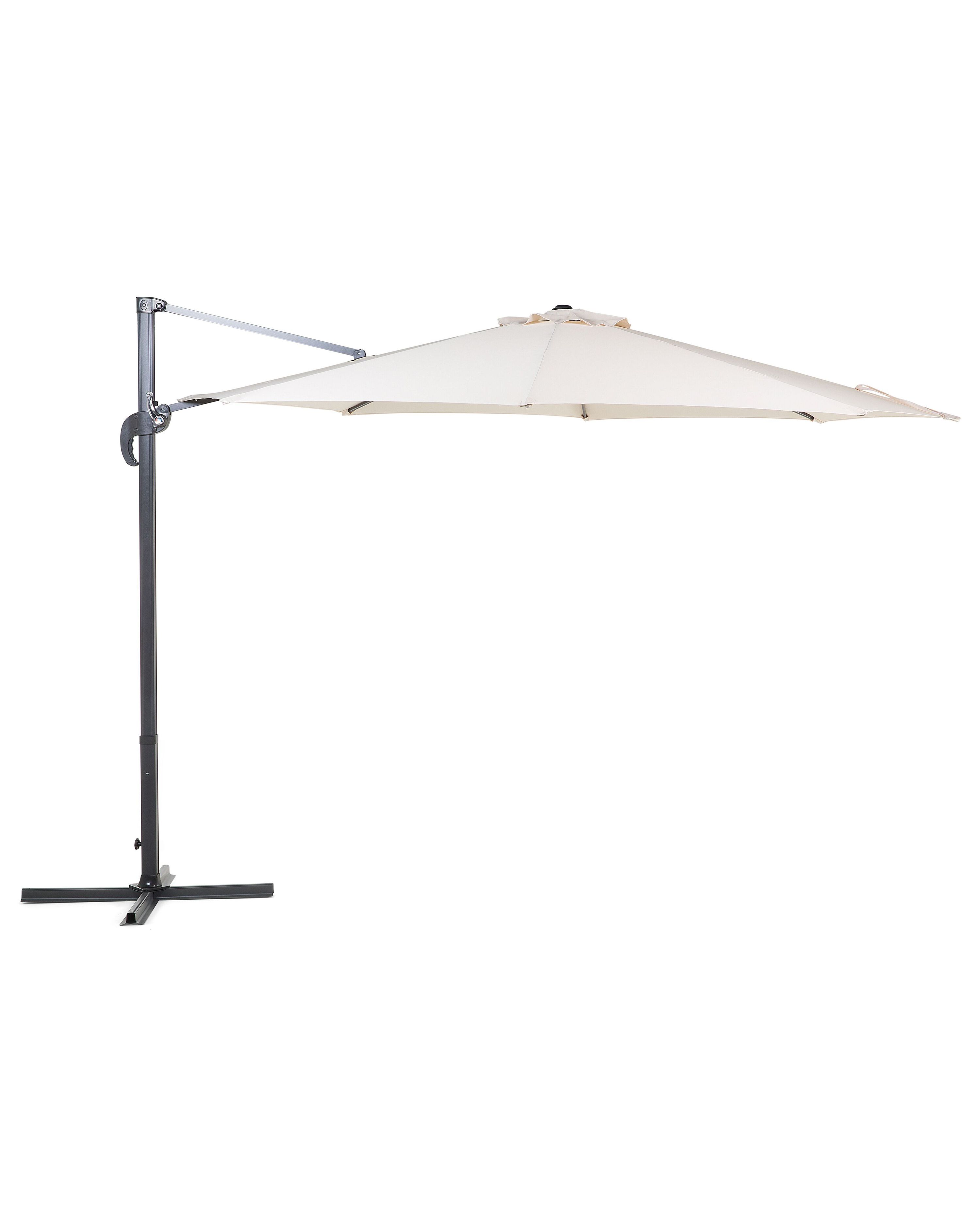 Cantilever Parasol 300 cm SAVONA Light Beige