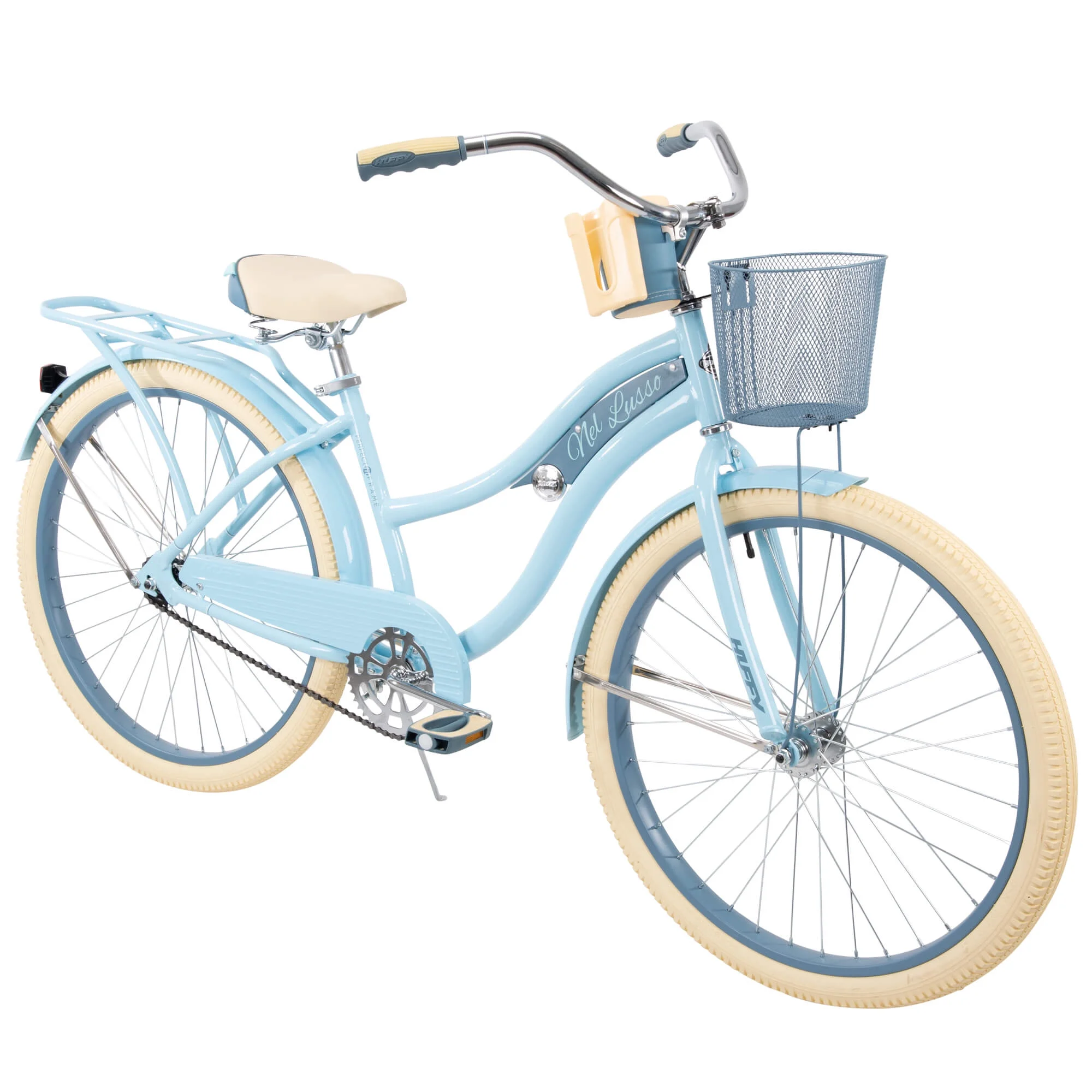 Huffy 26" Nel Lusso Cruiser Bike, Fits Riders 5'0"+, Light Blue, Adult, Women's - Image 9