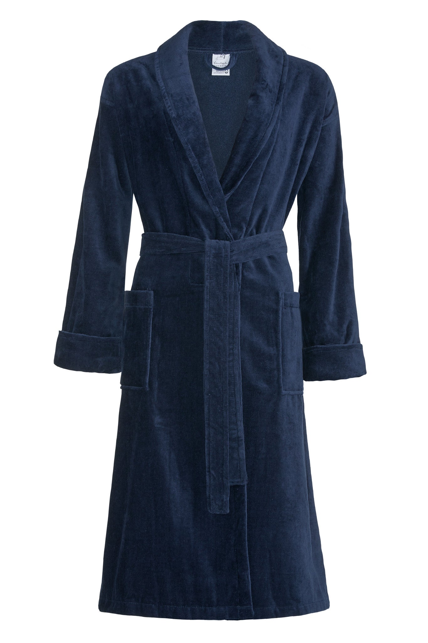 Prestige Badjas Navy   L   Blauw   Katoen