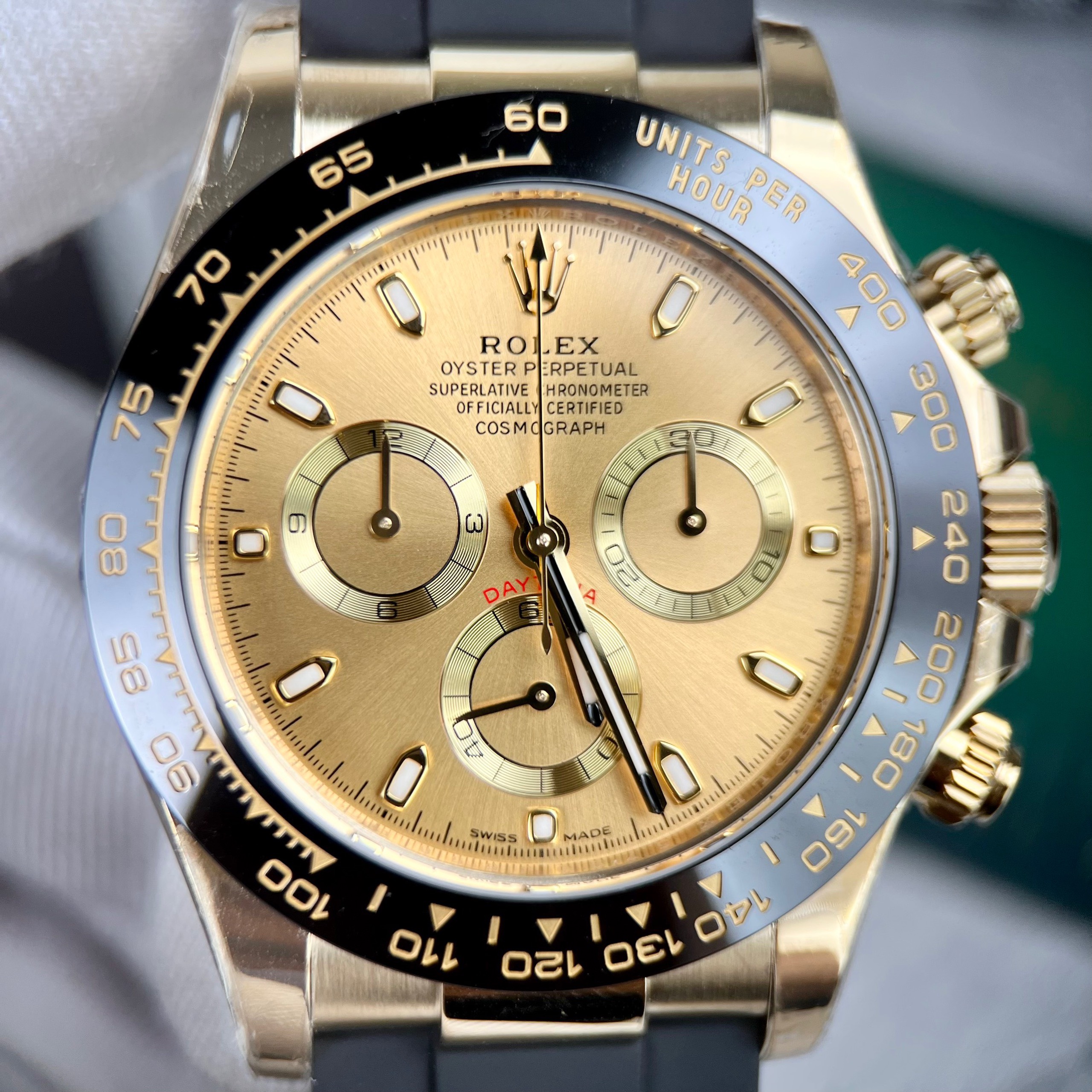 Rolex Replica 1:1 Watch Daytona 116518LN Yellow Champagne Dial 40mm - Top club