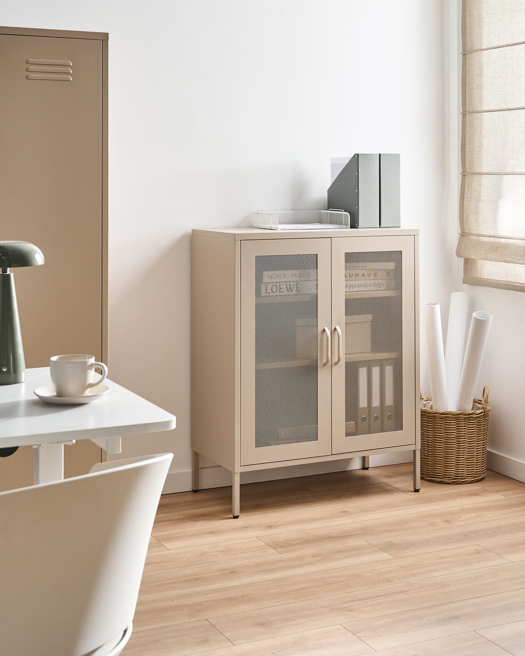 Cabinet WAKATIPU Metal Light Beige