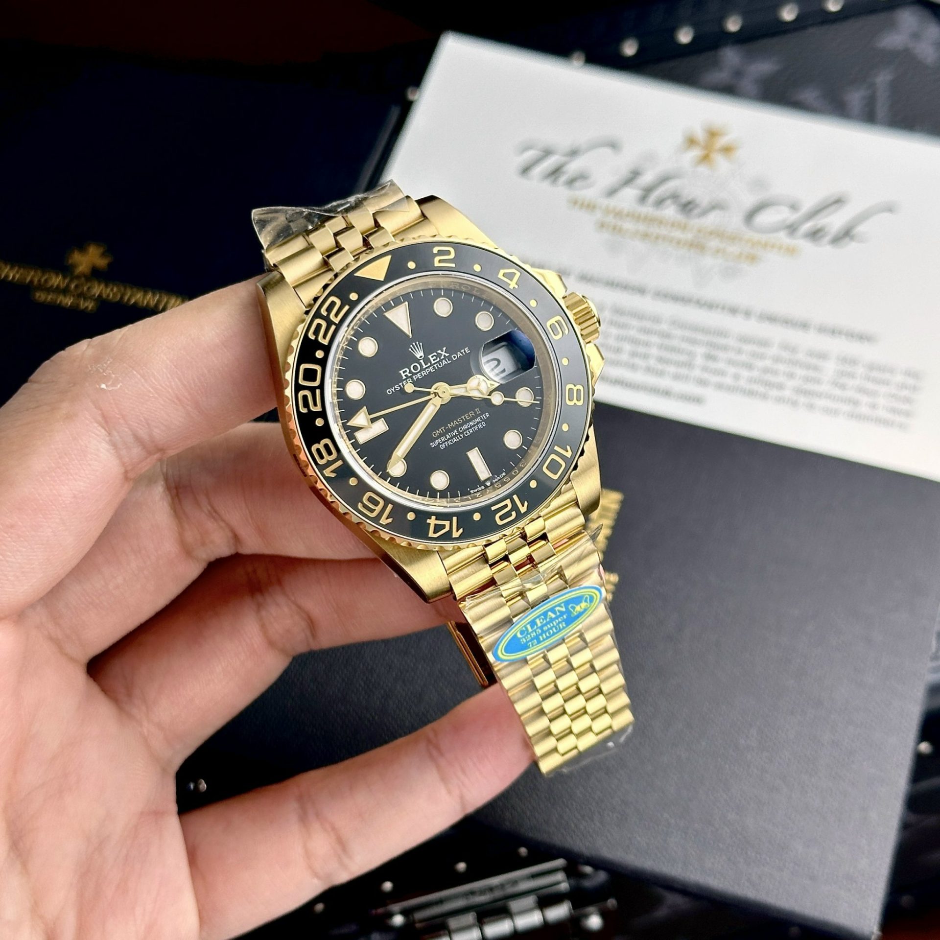 Rolex Replica 1:1 Watch GMT-Master II 126718GRNR Black Dial Clean Factory 40mm - Elite Watch Atelier