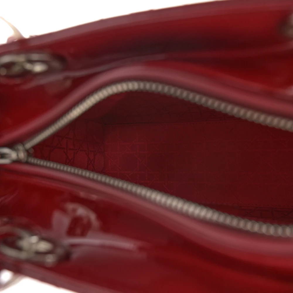 Get the Perfect Superfake Dior Dark Red Medium Lady Dior Bag1:1High-quality replica