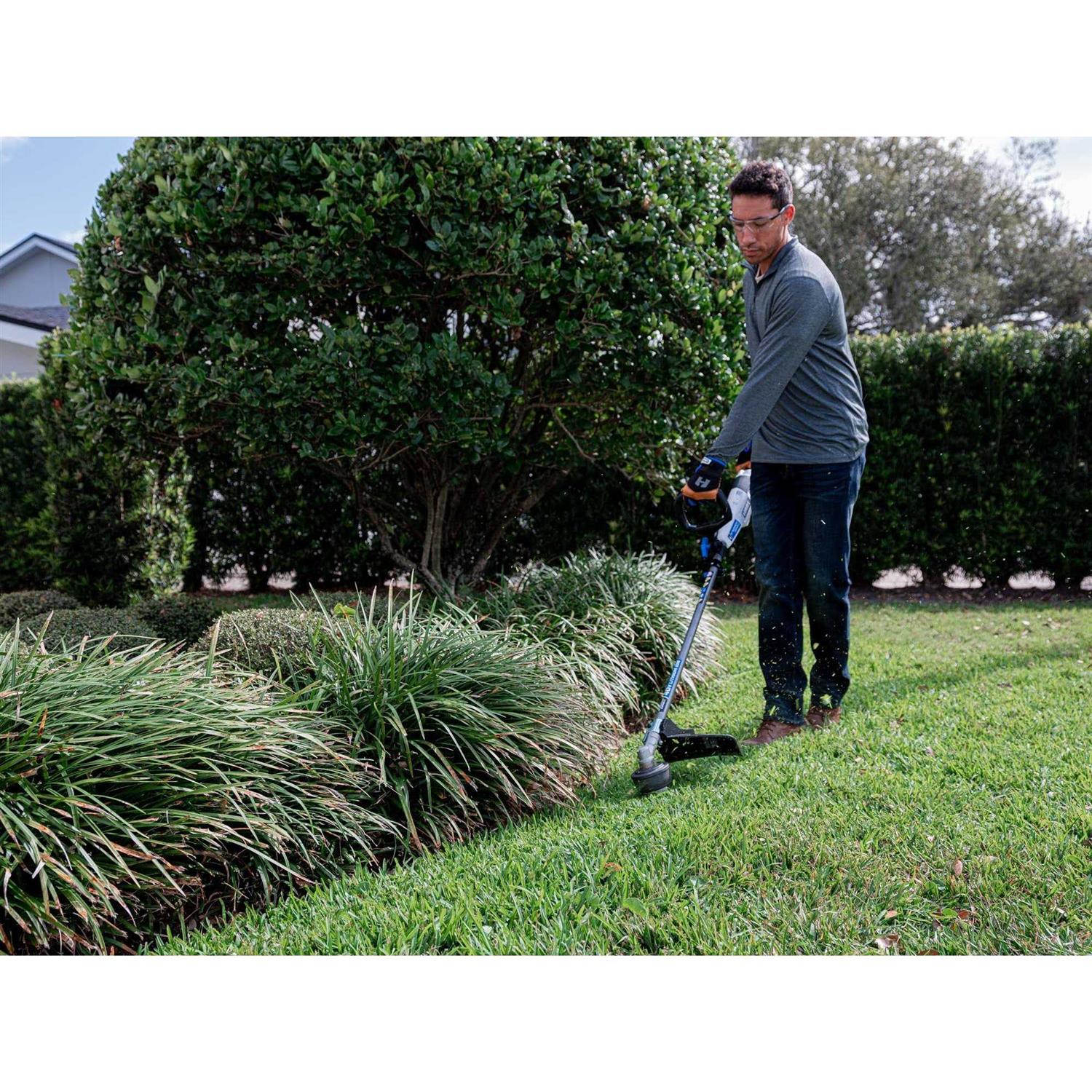 HART 40-Volt Cordless Attachment Capable 15-Inch String Trimmer Kit With Edger Attachment - Image 3 HART 40-Volt Cordless Attachment Capable 15-Inch String Trimmer Kit With Edger Attachment - Image 3