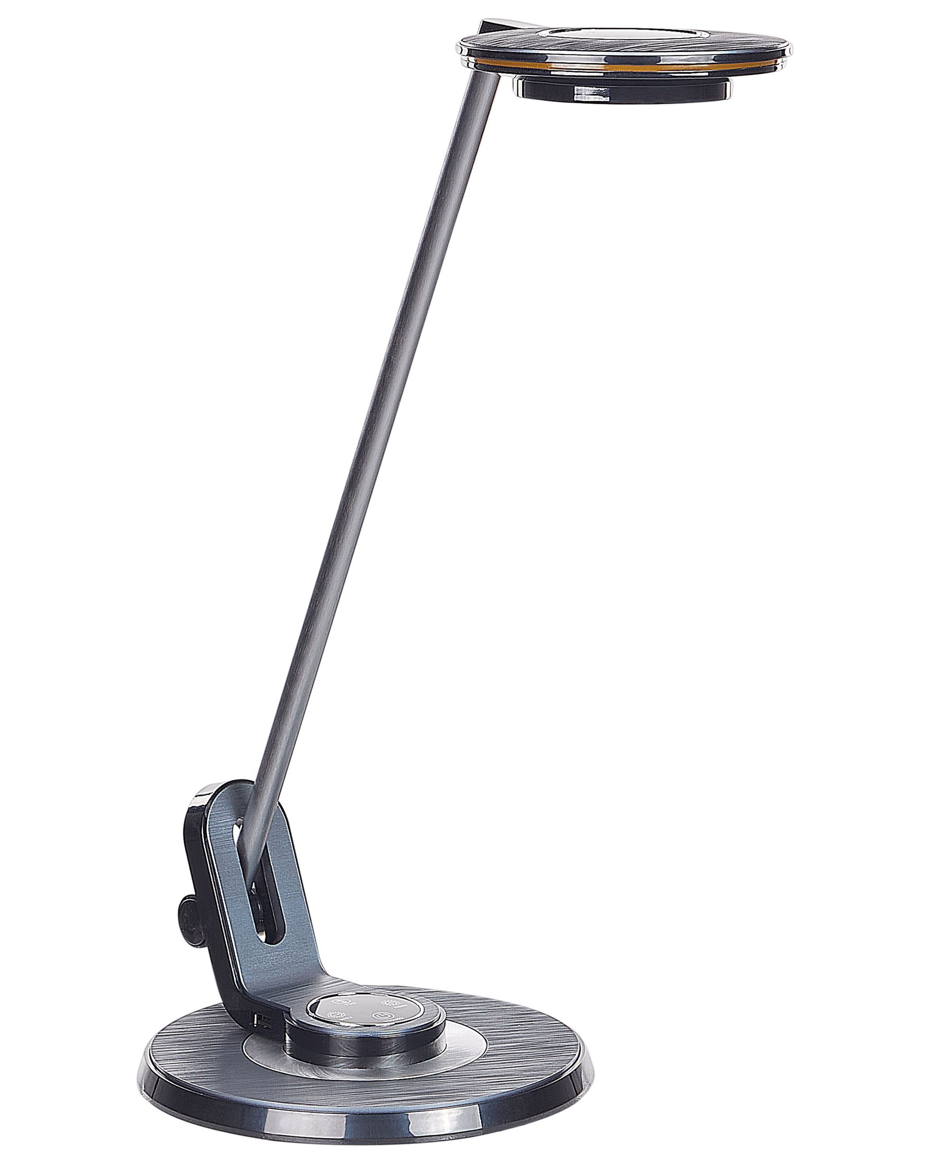 LED Desk Lamp CORVUS with Dimmer Metal Black