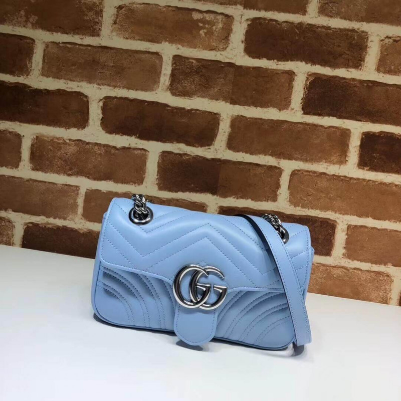Replica Gucci Gg Marmont Matelasse Chevron Leather Mini Bag 446744