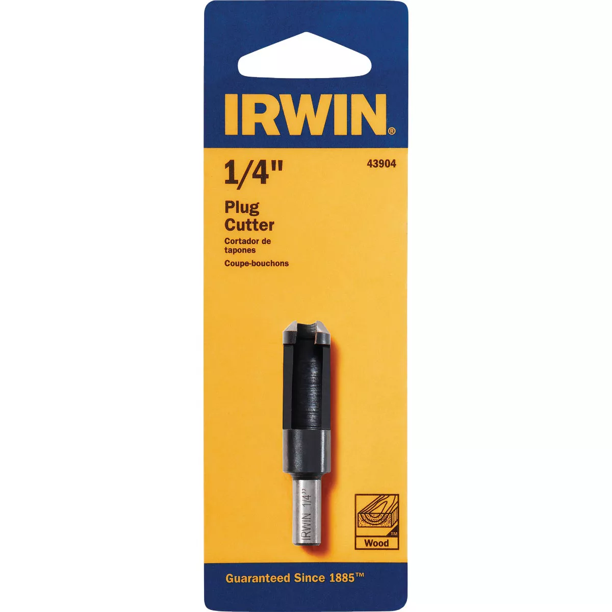 Irwin 1/4 In. High-Carbon Steel Plug Cutter